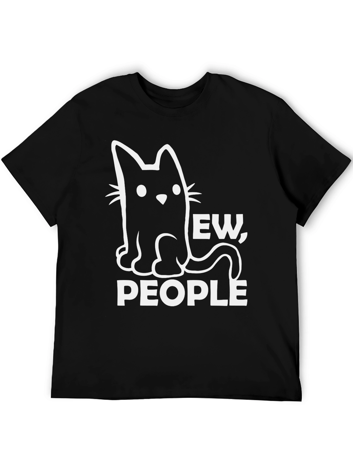 Ew People Cat Graphic Tee