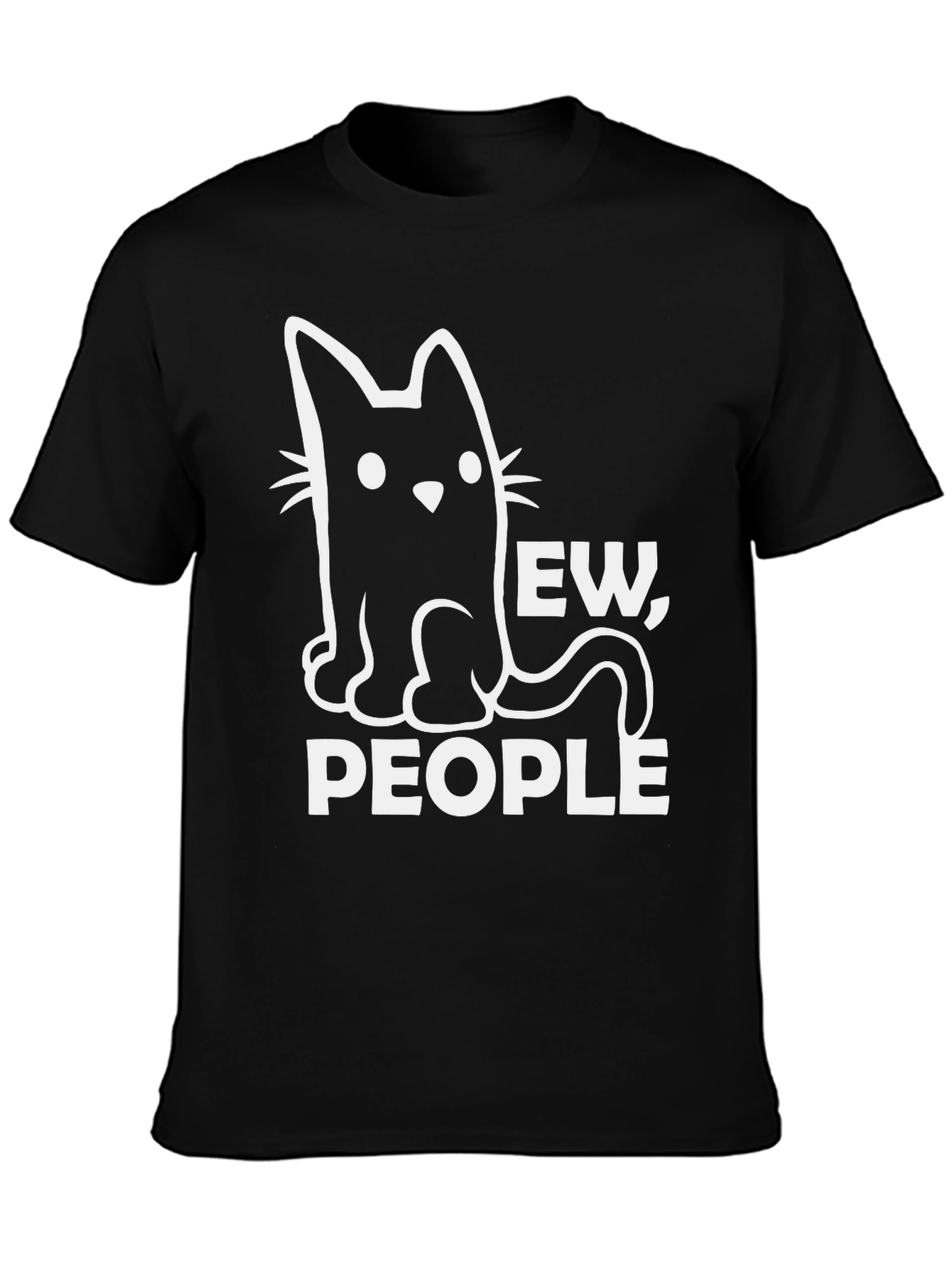 Ew People Cat Graphic Tee