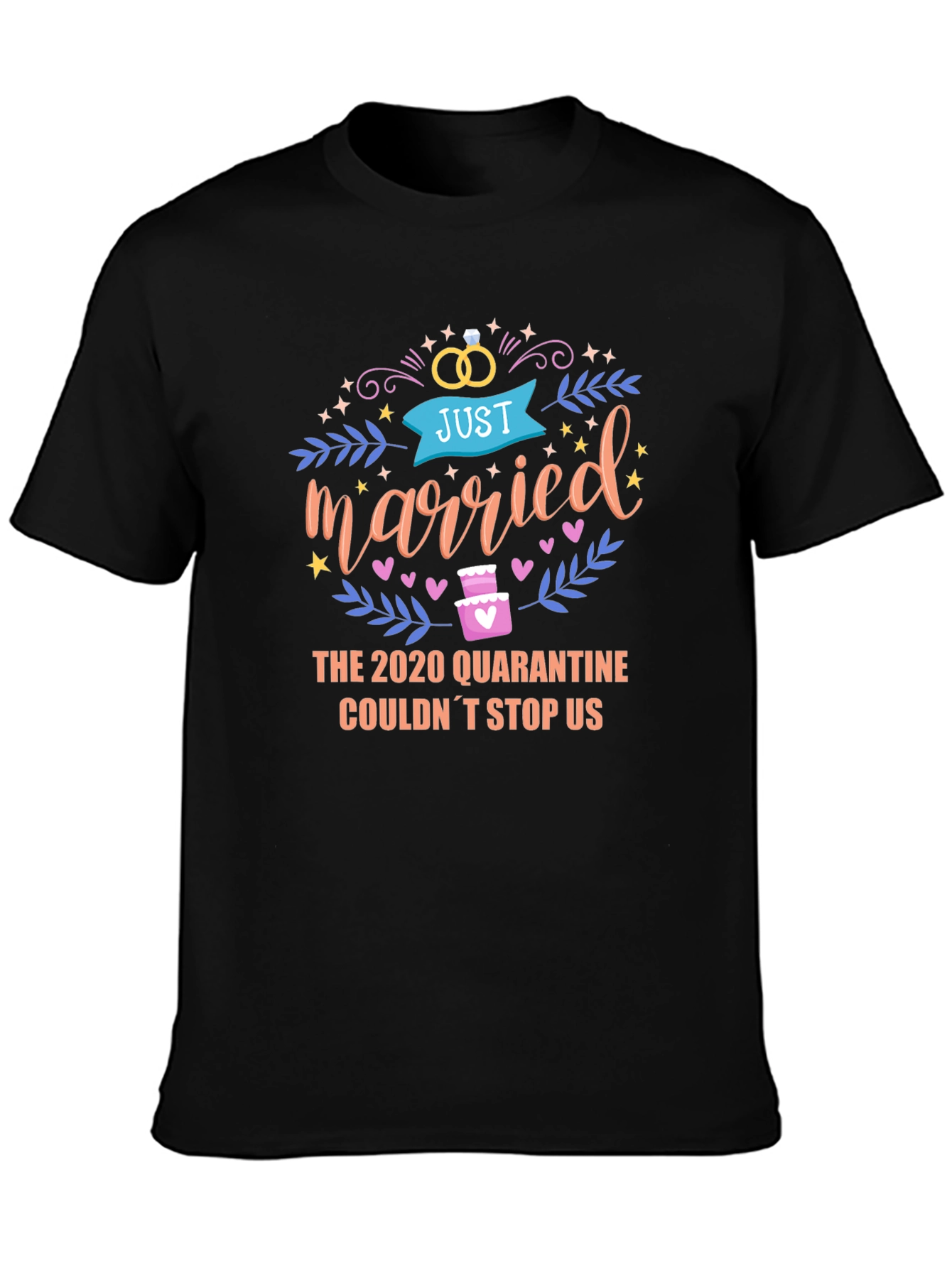 Just Married 2020 Quarantine T-Shirt