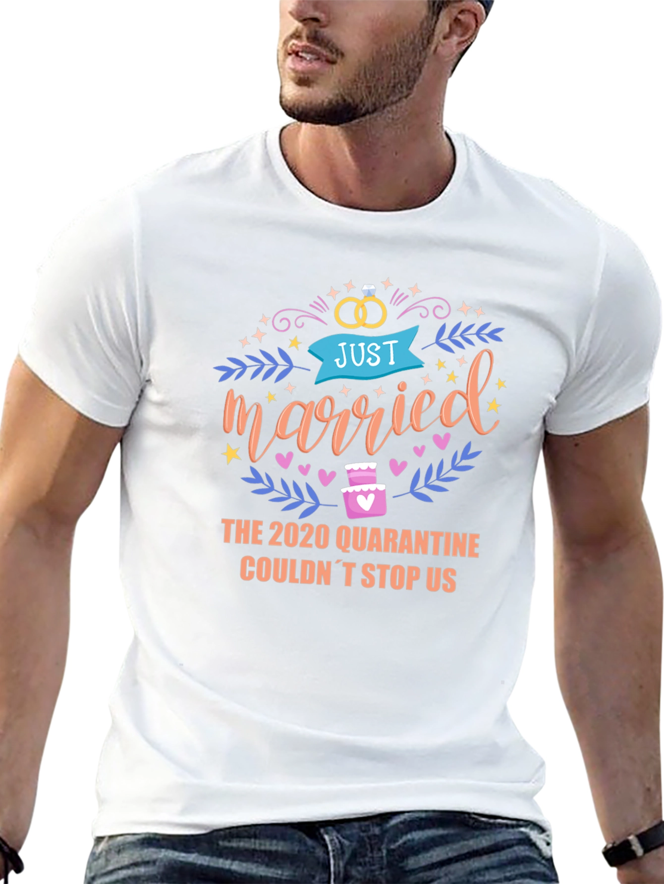 Just Married 2020 Quarantine T-Shirt