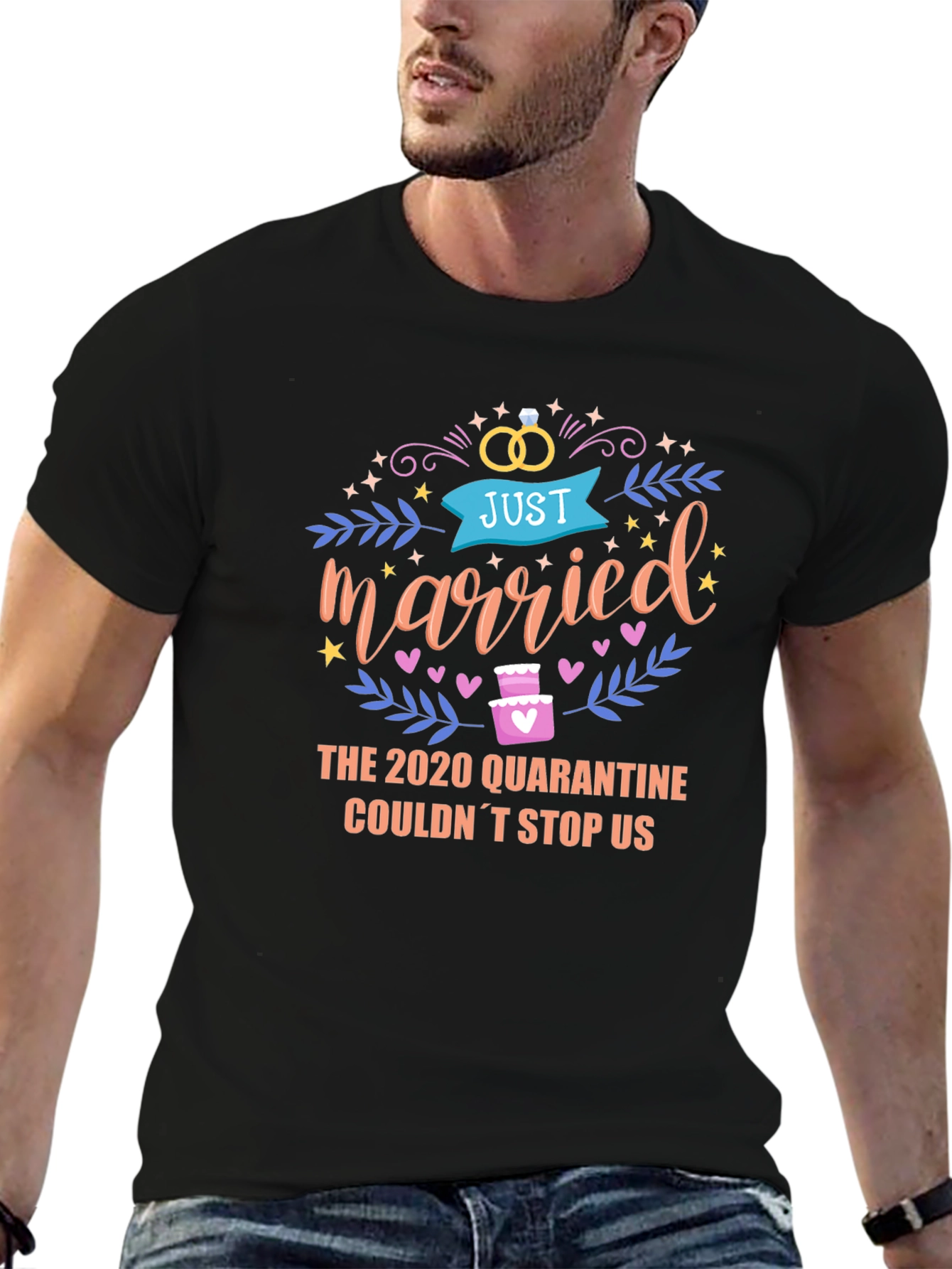 Just Married 2020 Quarantine T-Shirt