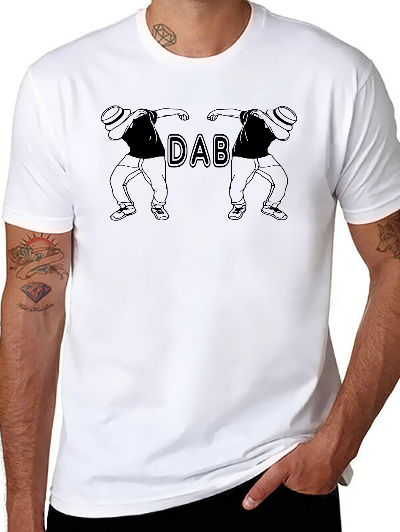 Dabbing Duo Graphic Tee - Cool & Trendy