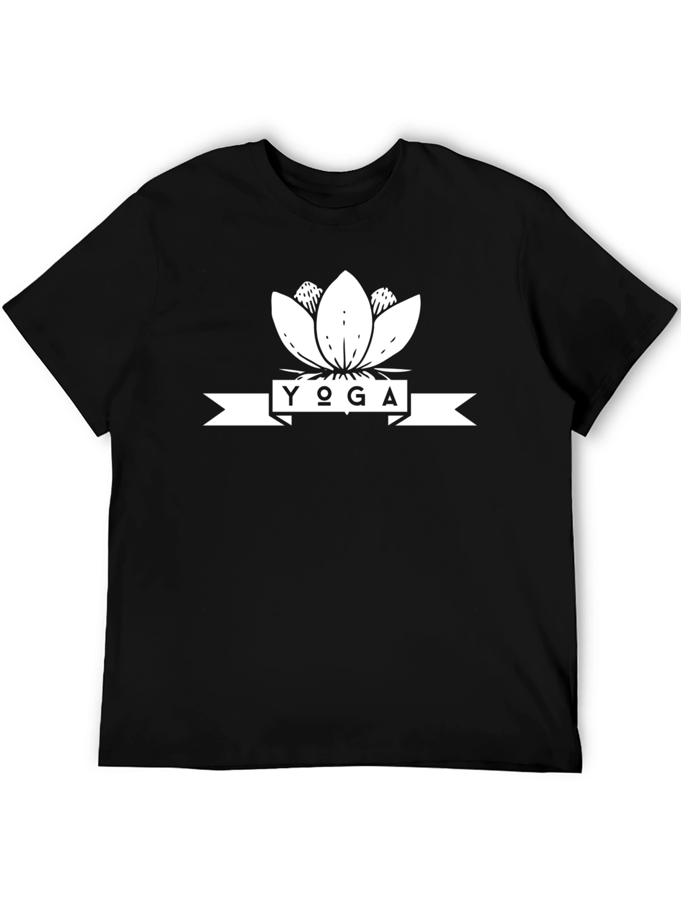 Yoga Lotus T-Shirt - Black