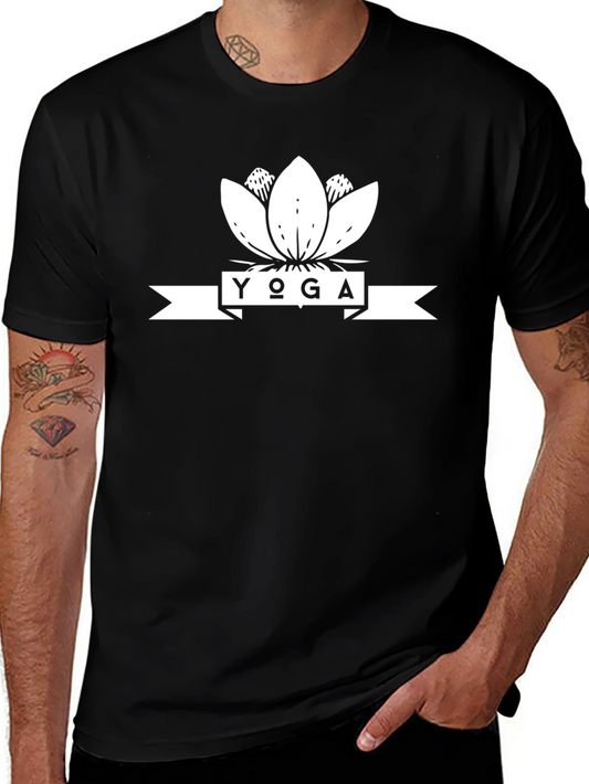 Yoga Lotus T-Shirt - Black