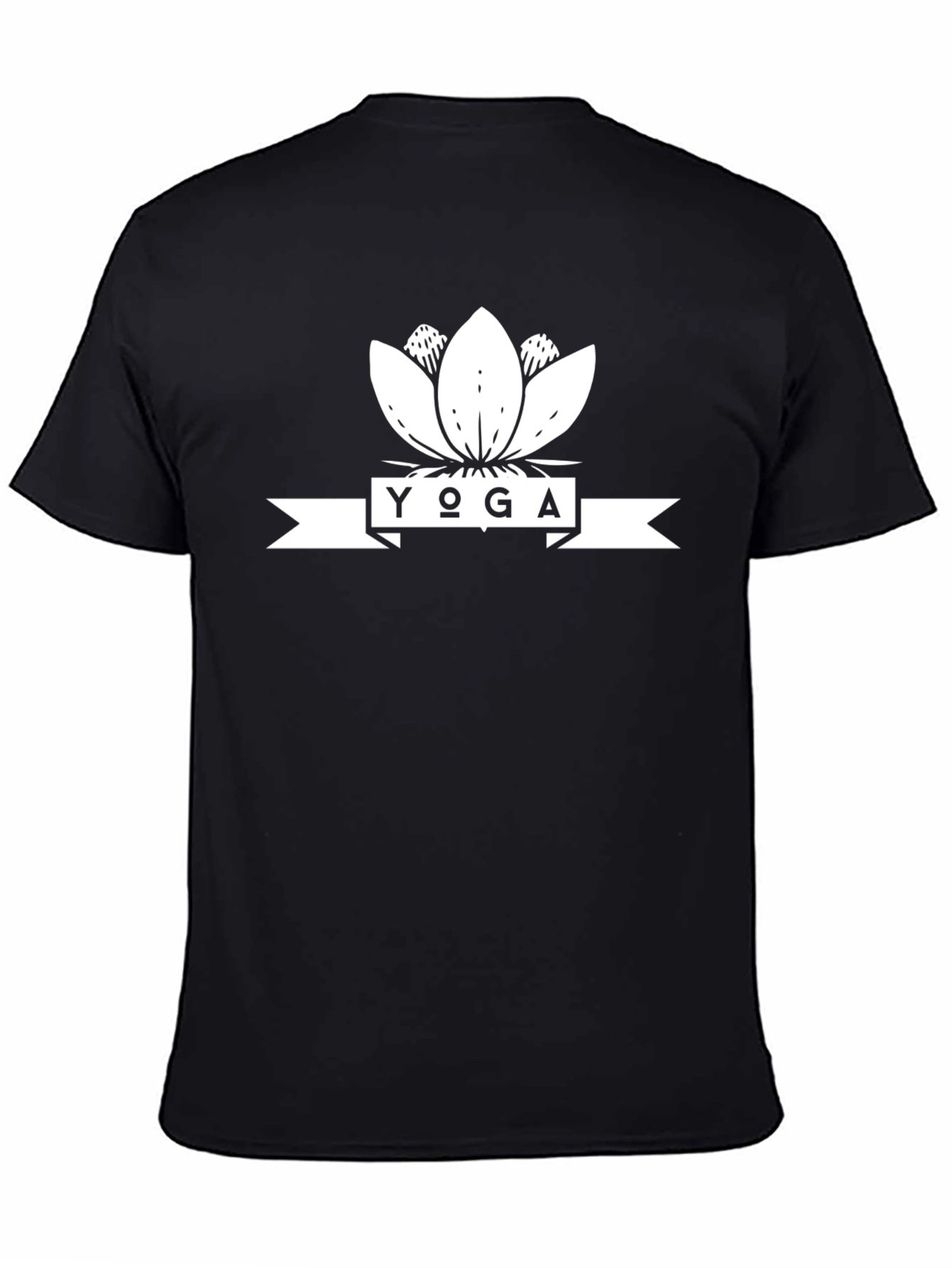 Yoga Lotus T-Shirt - Black
