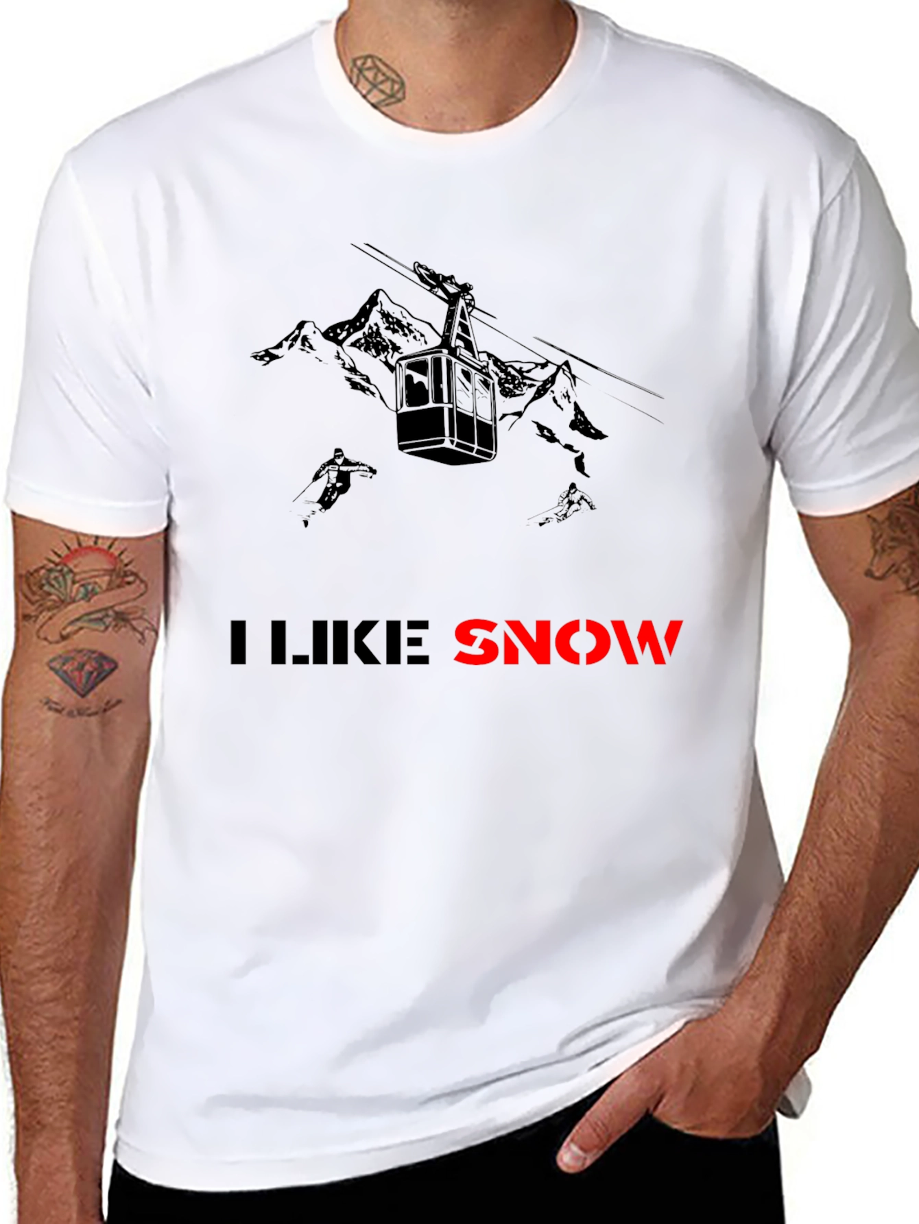 I Like Snow Graphic Tee