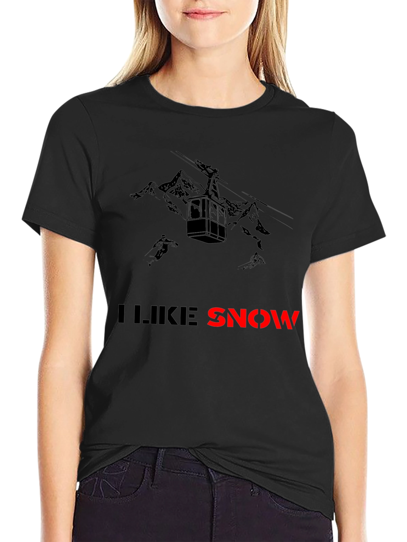 I Like Snow Graphic Tee
