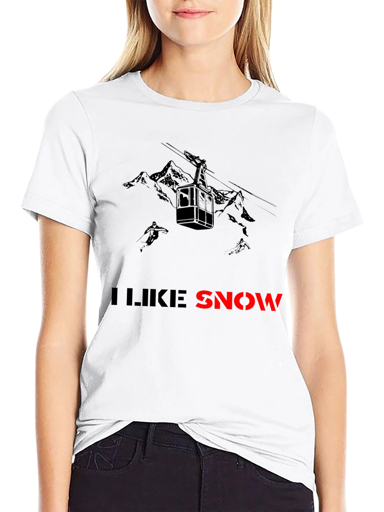 I Like Snow Graphic Tee