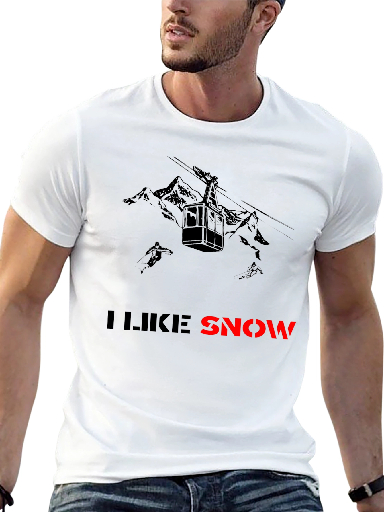 I Like Snow Graphic Tee
