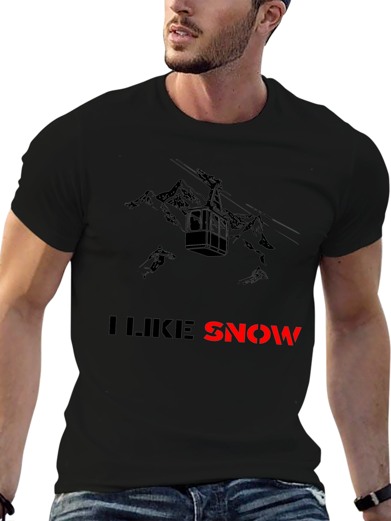 I Like Snow Graphic Tee