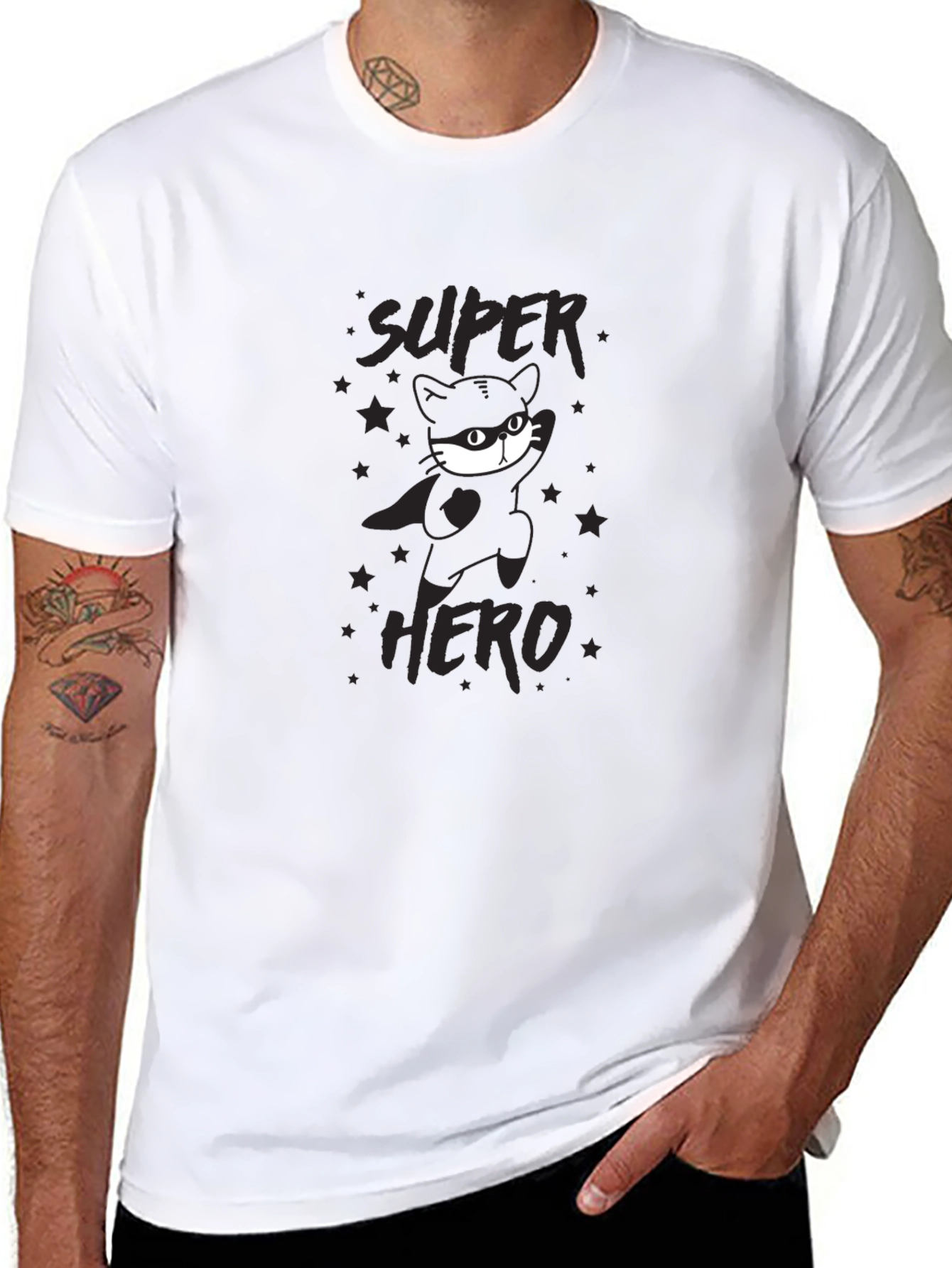 Super Hero Cat T-Shirt