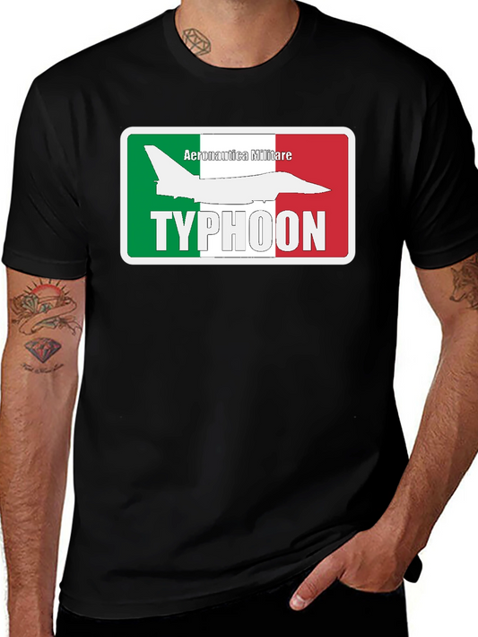 Italian Air Force Typhoon T-Shirt - Aviation Enthusiast Tee