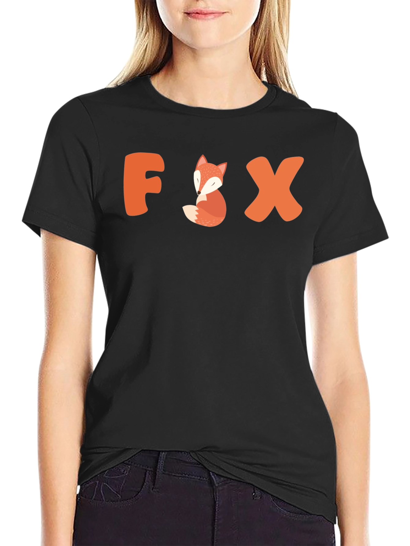 Cute Fox Graphic Tee - Animal Lover Gift