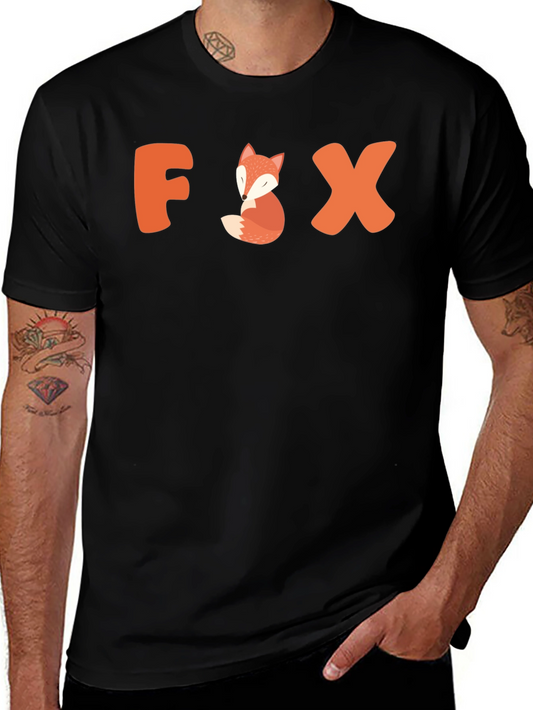 Cute Fox Graphic Tee - Animal Lover Gift
