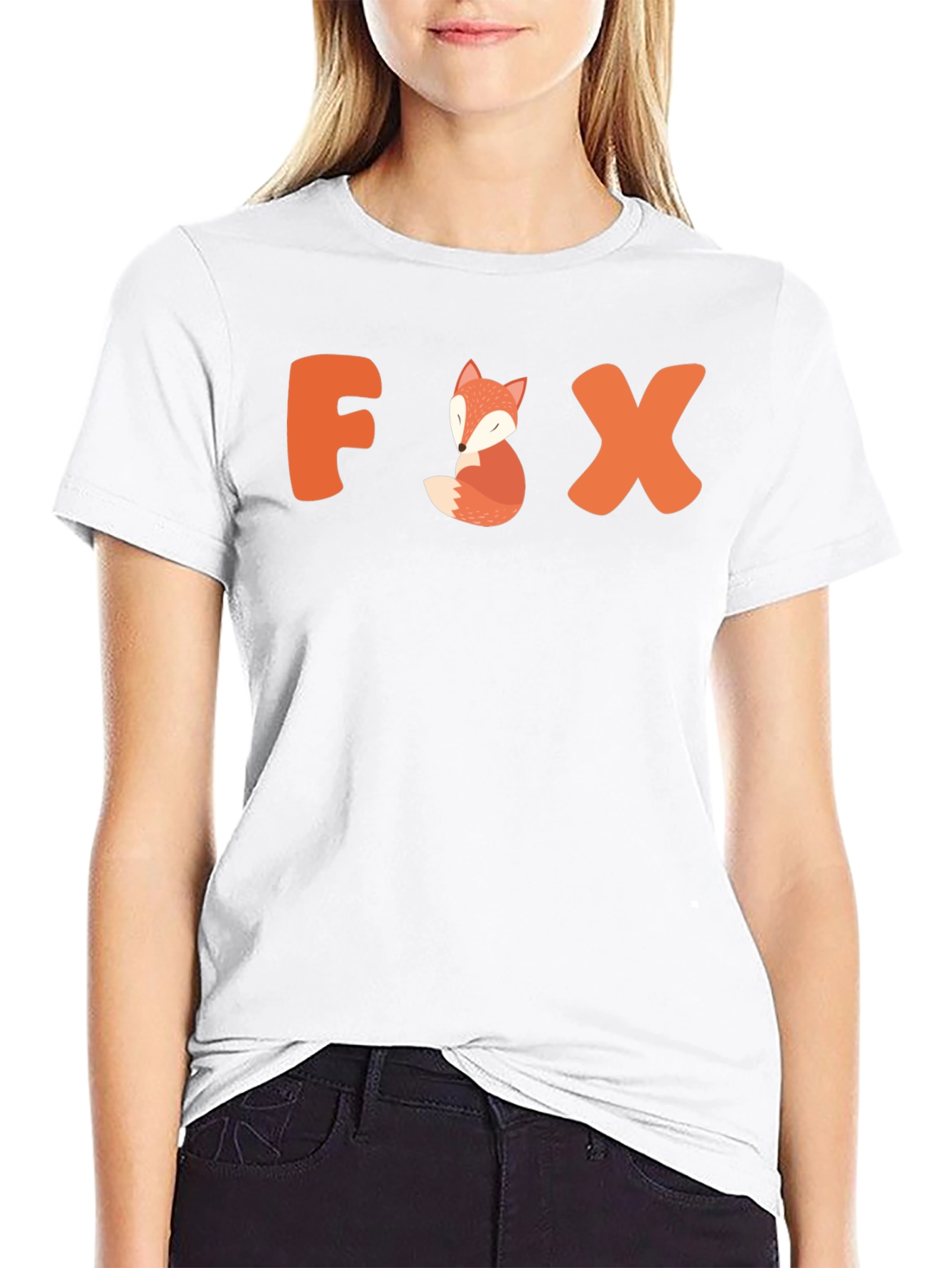 Cute Fox Graphic Tee - Animal Lover Gift