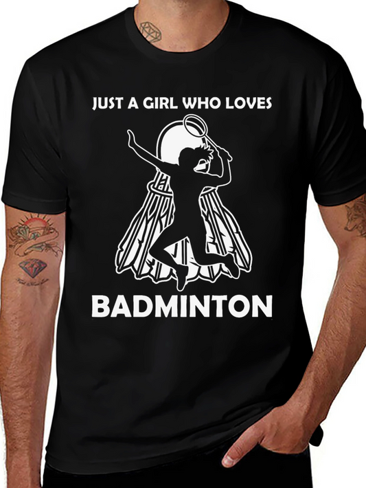 Badminton Girl T-Shirt - Love for Badminton
