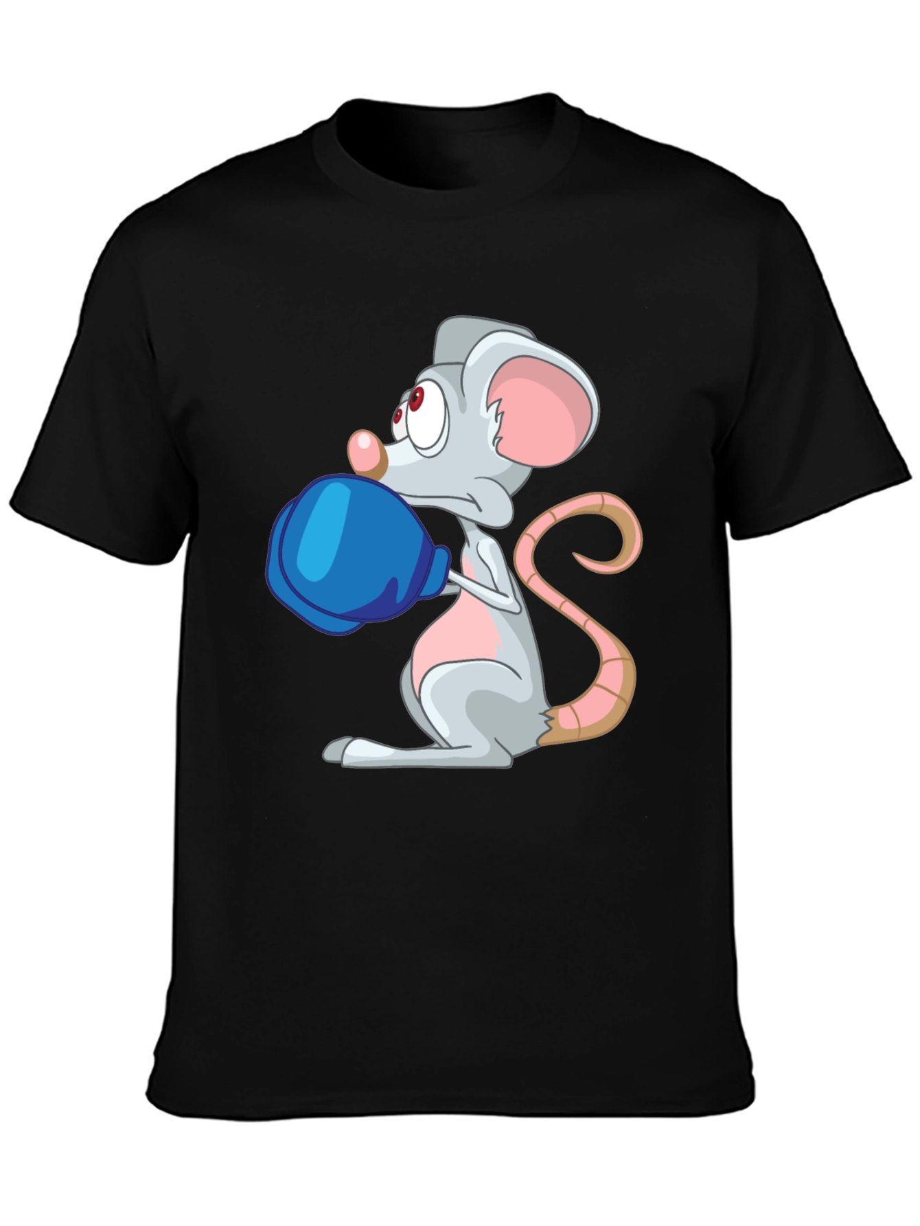 Cartoon Mouse Boxing T-Shirt