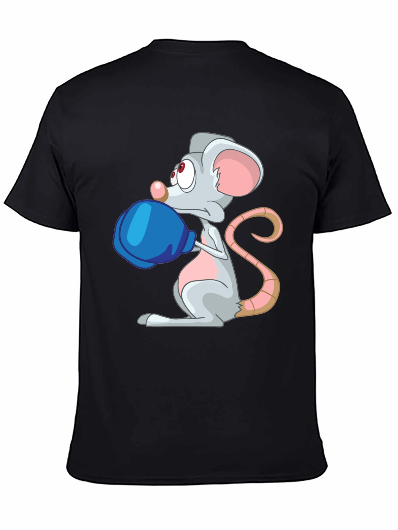 Cartoon Mouse Boxing T-Shirt