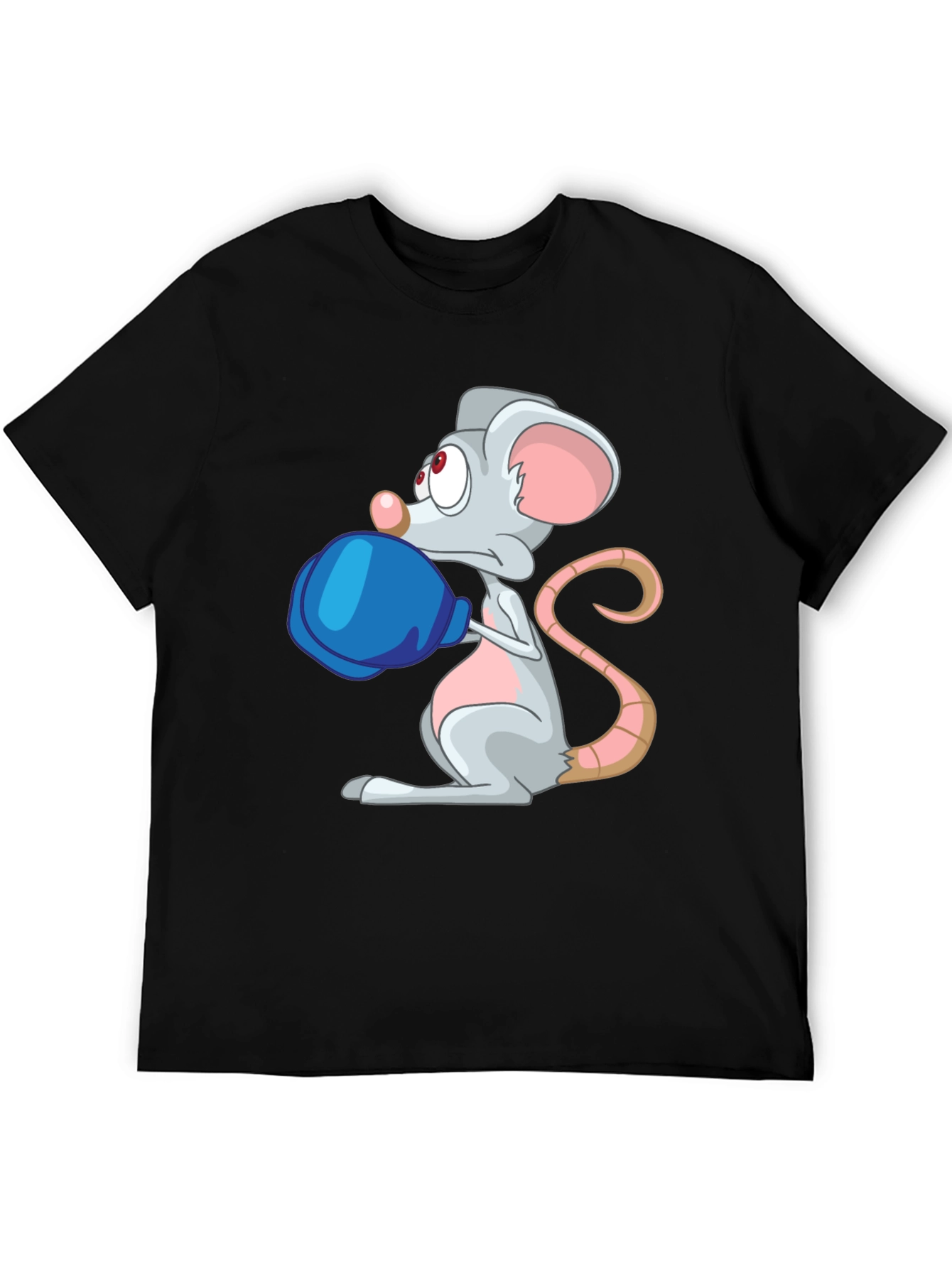 Cartoon Mouse Boxing T-Shirt