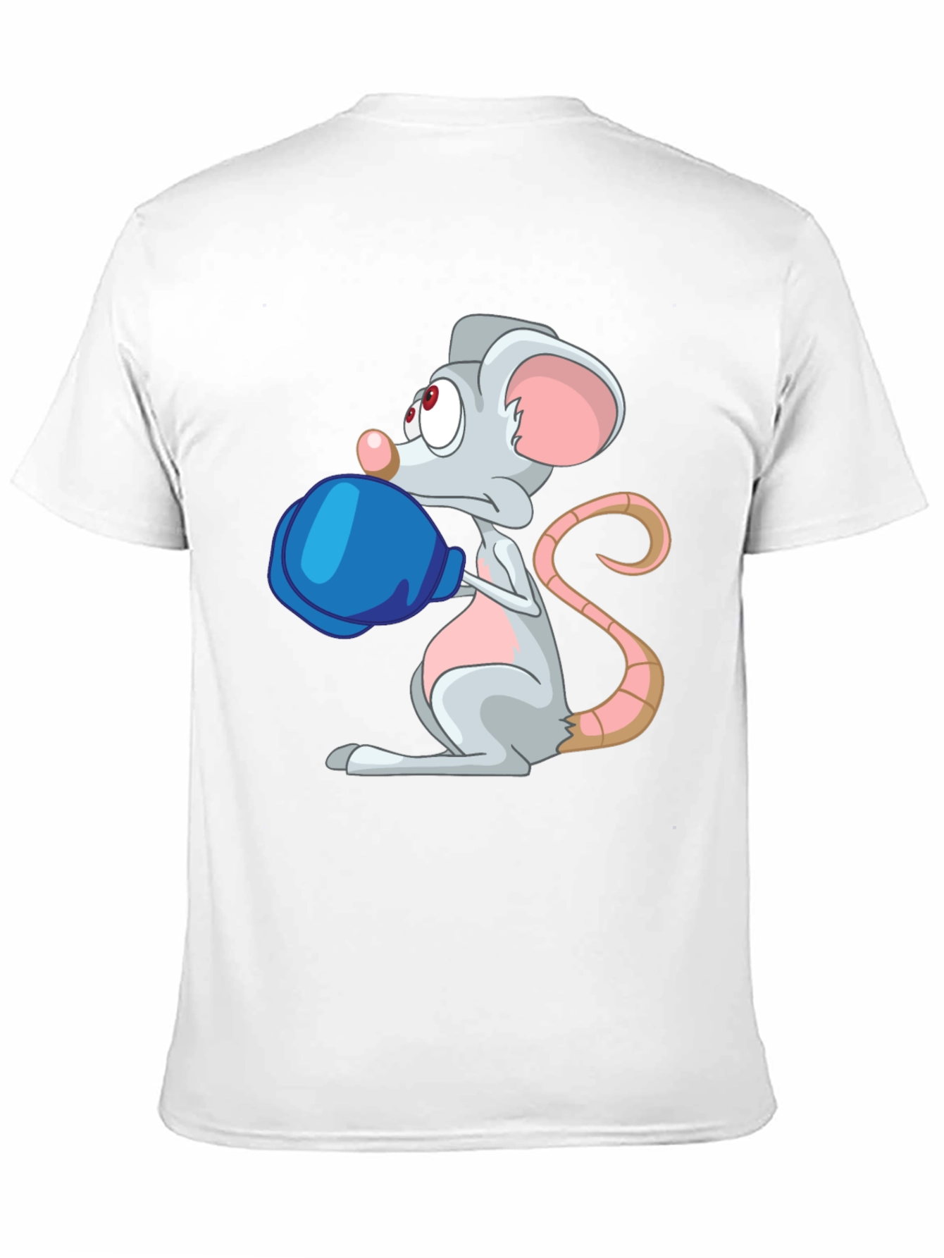 Cartoon Mouse Boxing T-Shirt