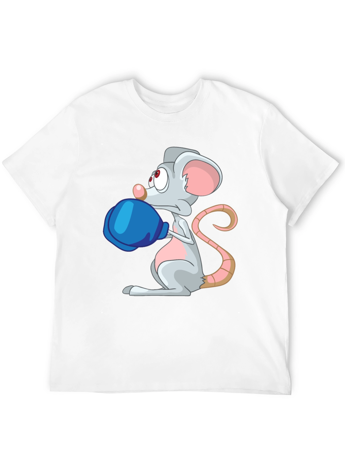 Cartoon Mouse Boxing T-Shirt