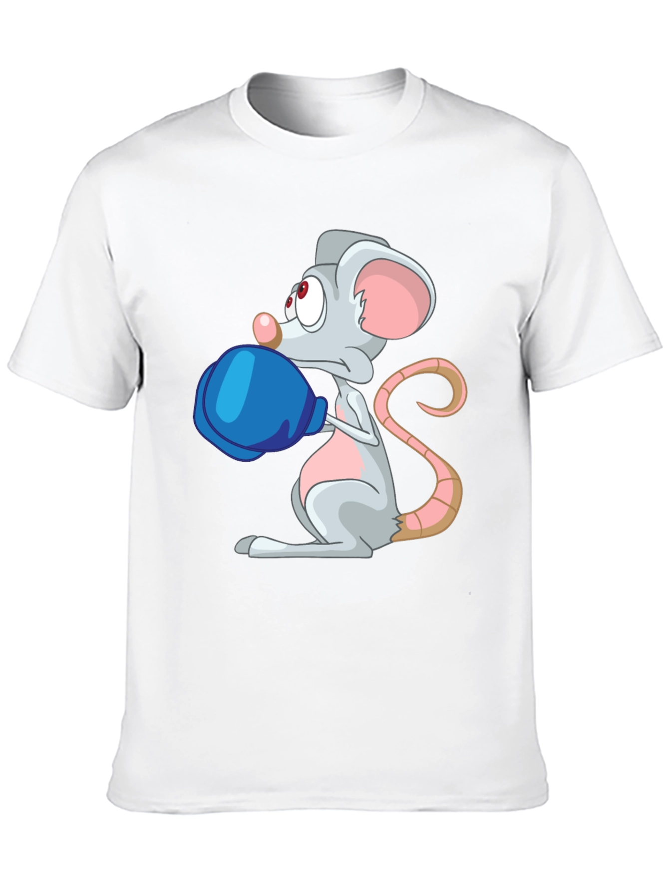 Cartoon Mouse Boxing T-Shirt