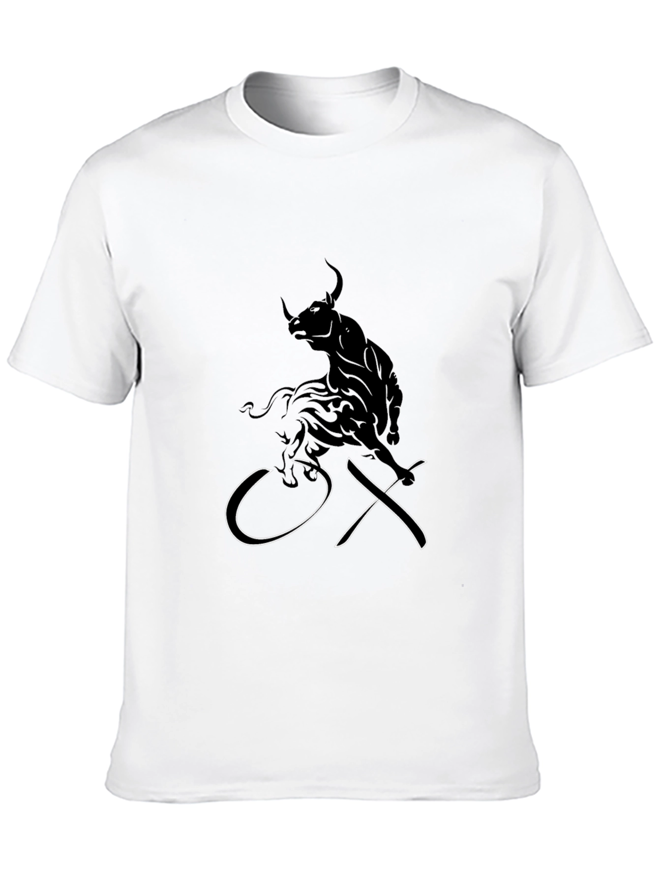Black Bull T-Shirt - Ox Design