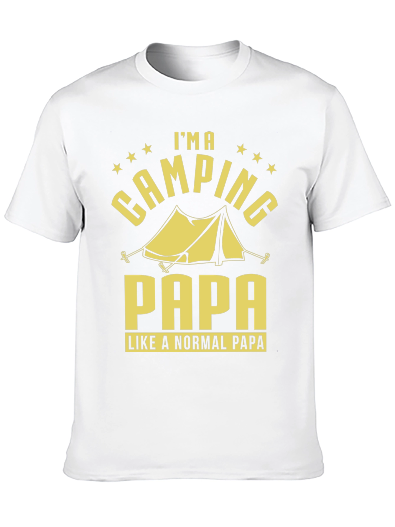 Camping Papa T-Shirt - Outdoor Adventure Apparel