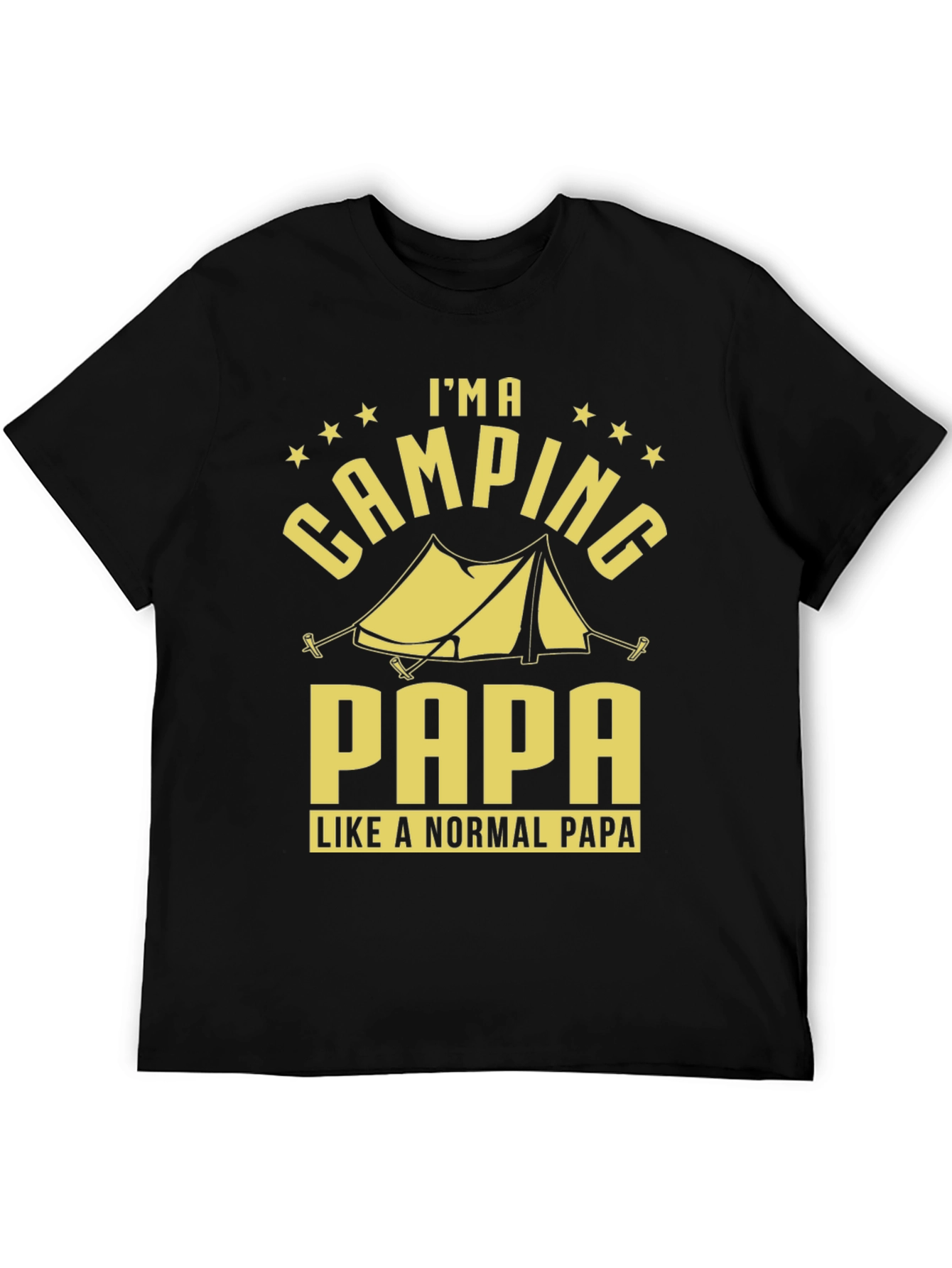 Camping Papa T-Shirt - Outdoor Adventure Apparel