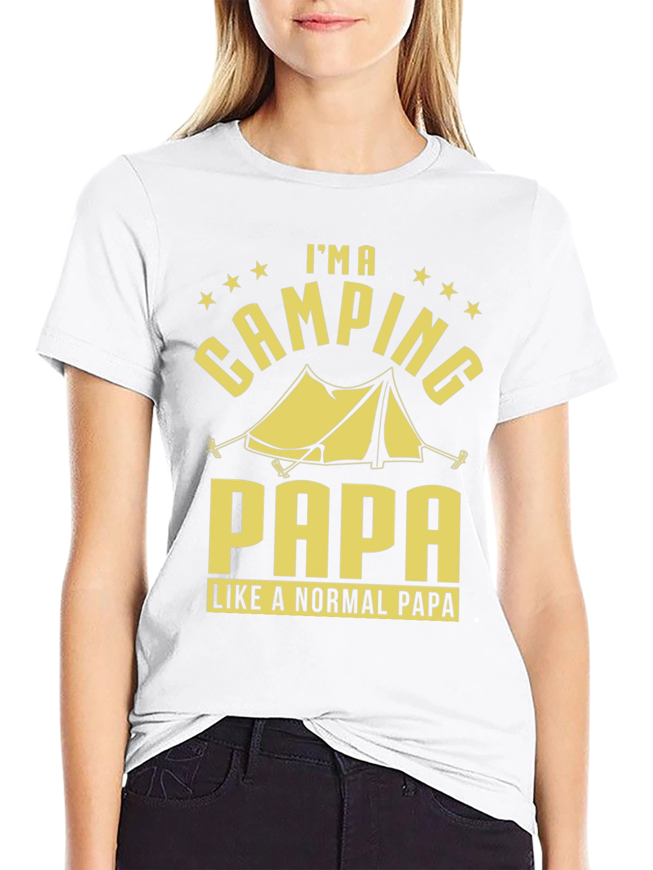 Camping Papa T-Shirt - Outdoor Adventure Apparel