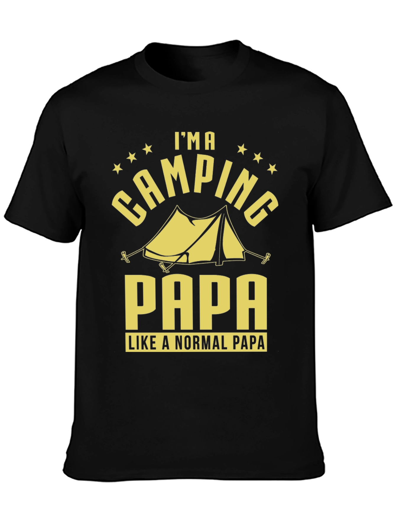 Camping Papa T-Shirt - Outdoor Adventure Apparel