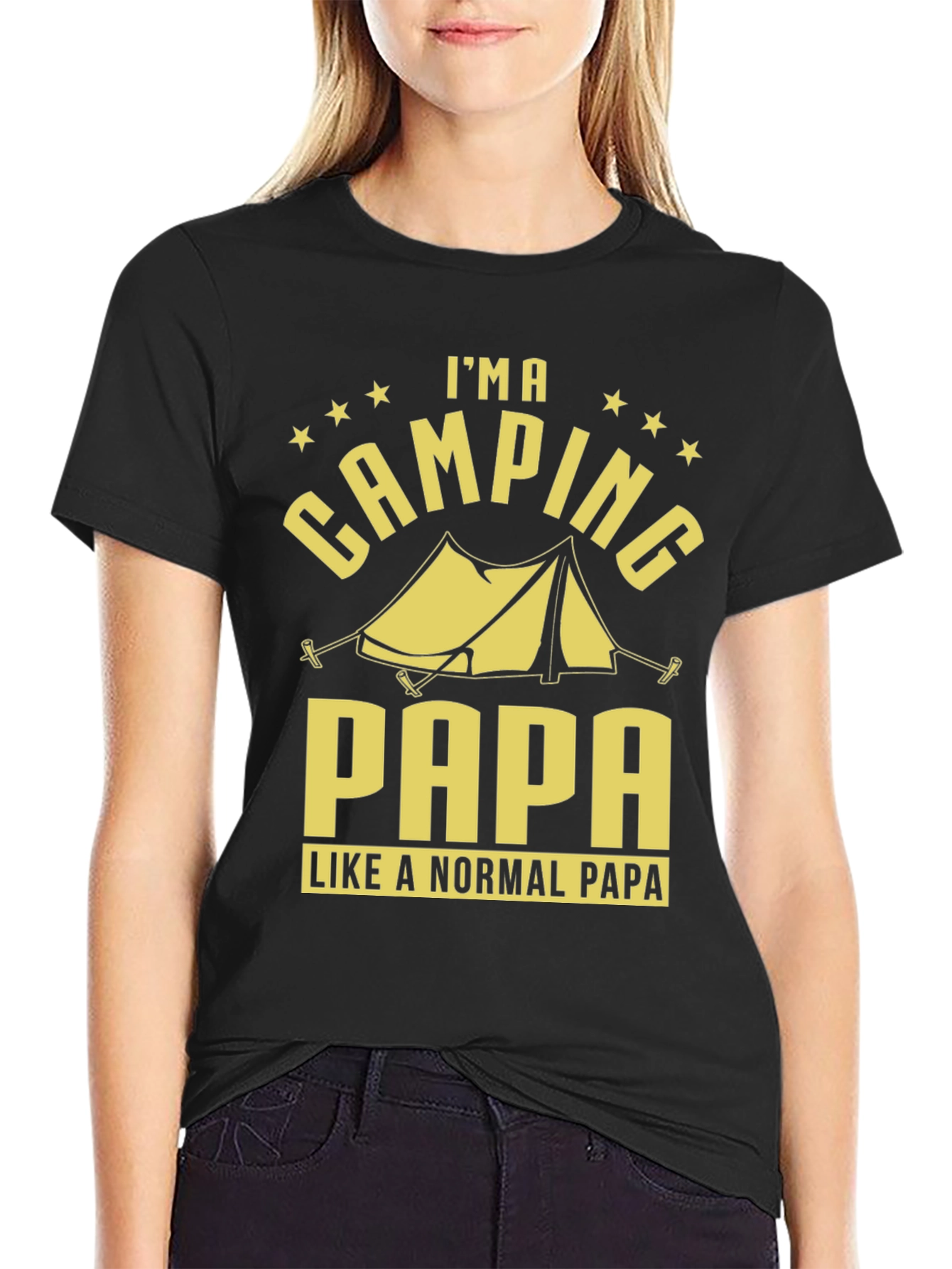 Camping Papa T-Shirt - Outdoor Adventure Apparel