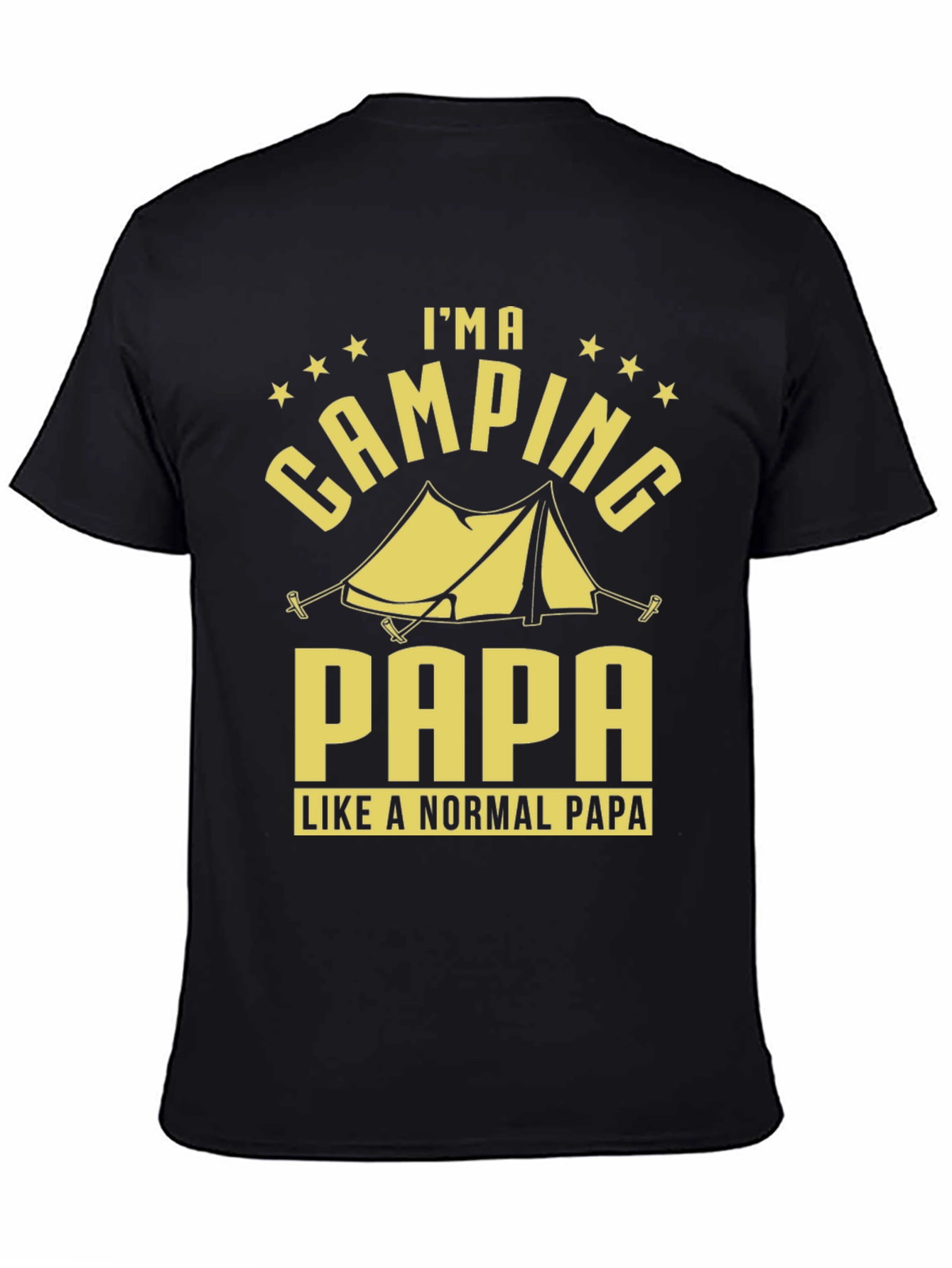 Camping Papa T-Shirt - Outdoor Adventure Apparel
