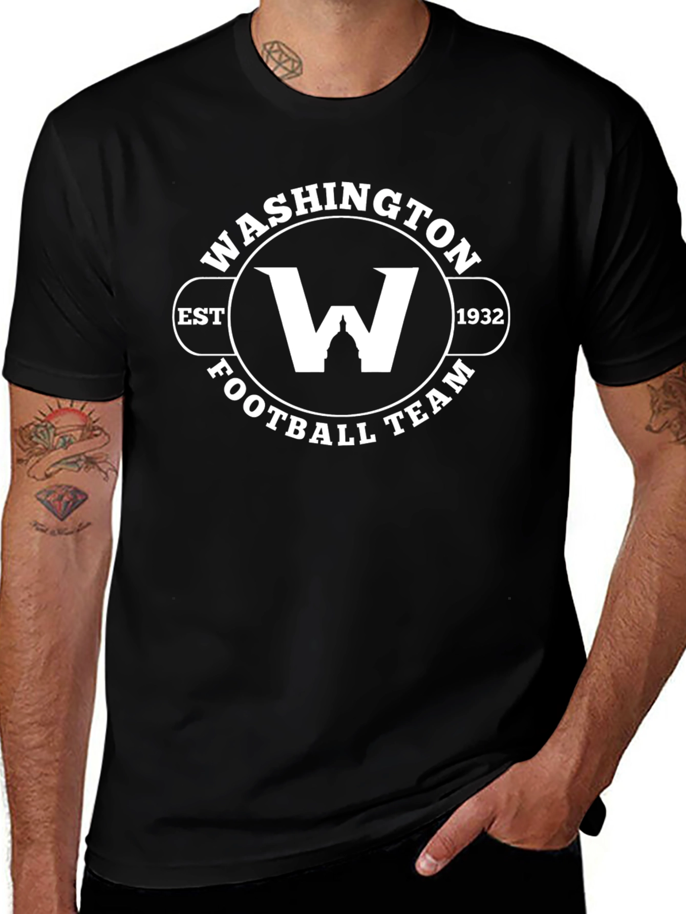 Washington Football Team Black T-Shirt