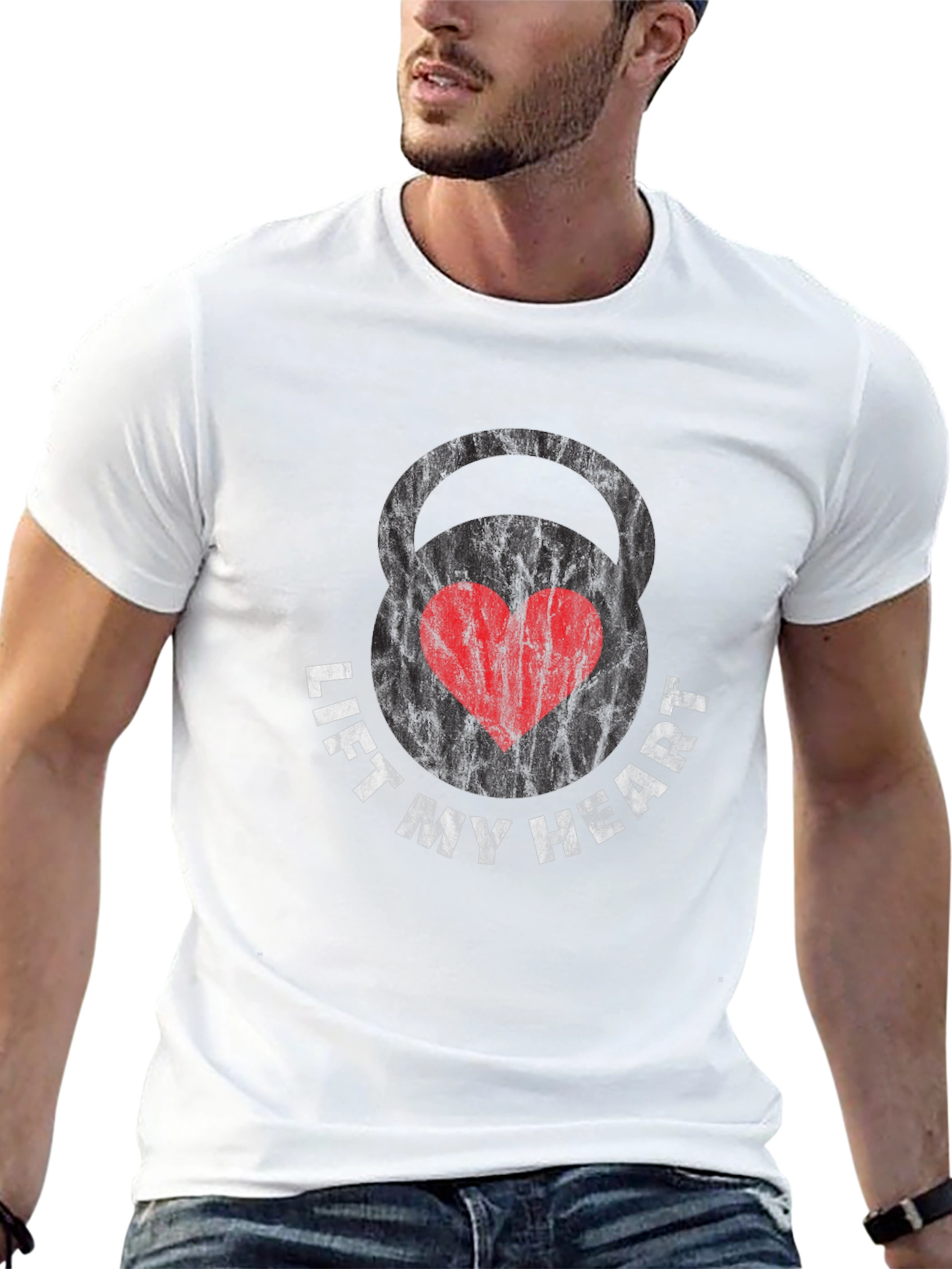 Lift My Heart Black Graphic Tee