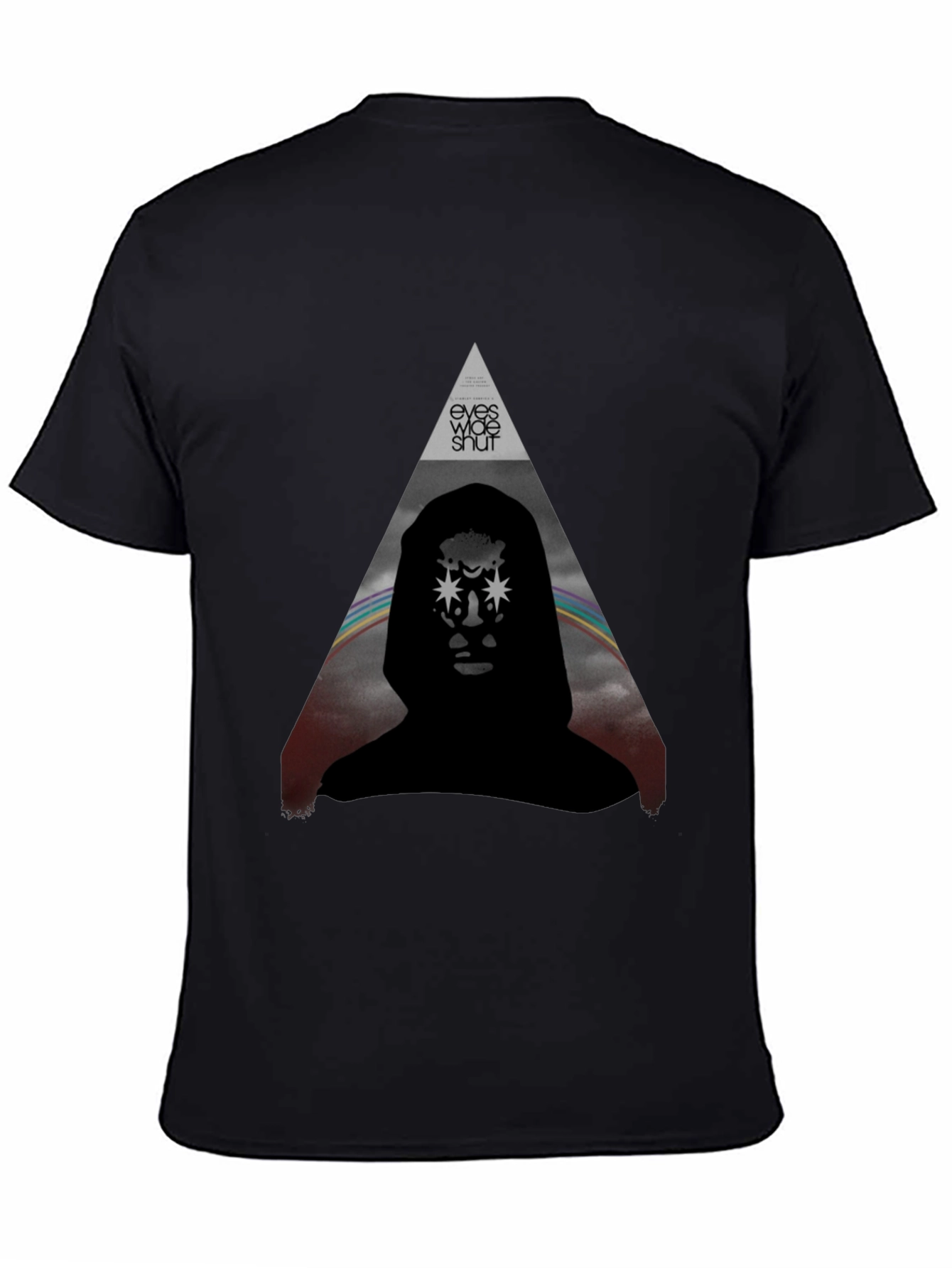 Eyes Wide Shut Graphic Tee - Stylish Black T-Shirt