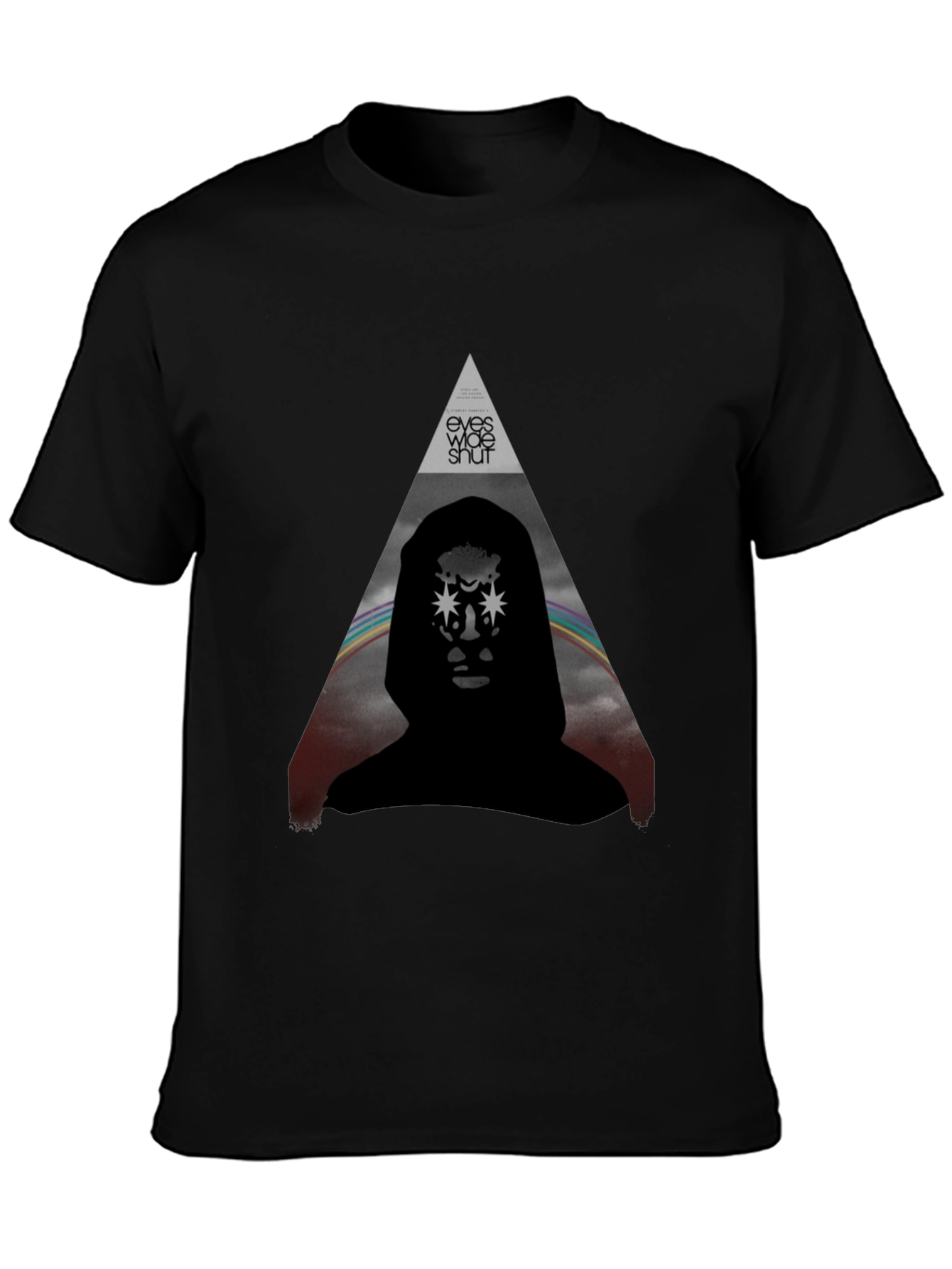 Eyes Wide Shut Graphic Tee - Stylish Black T-Shirt