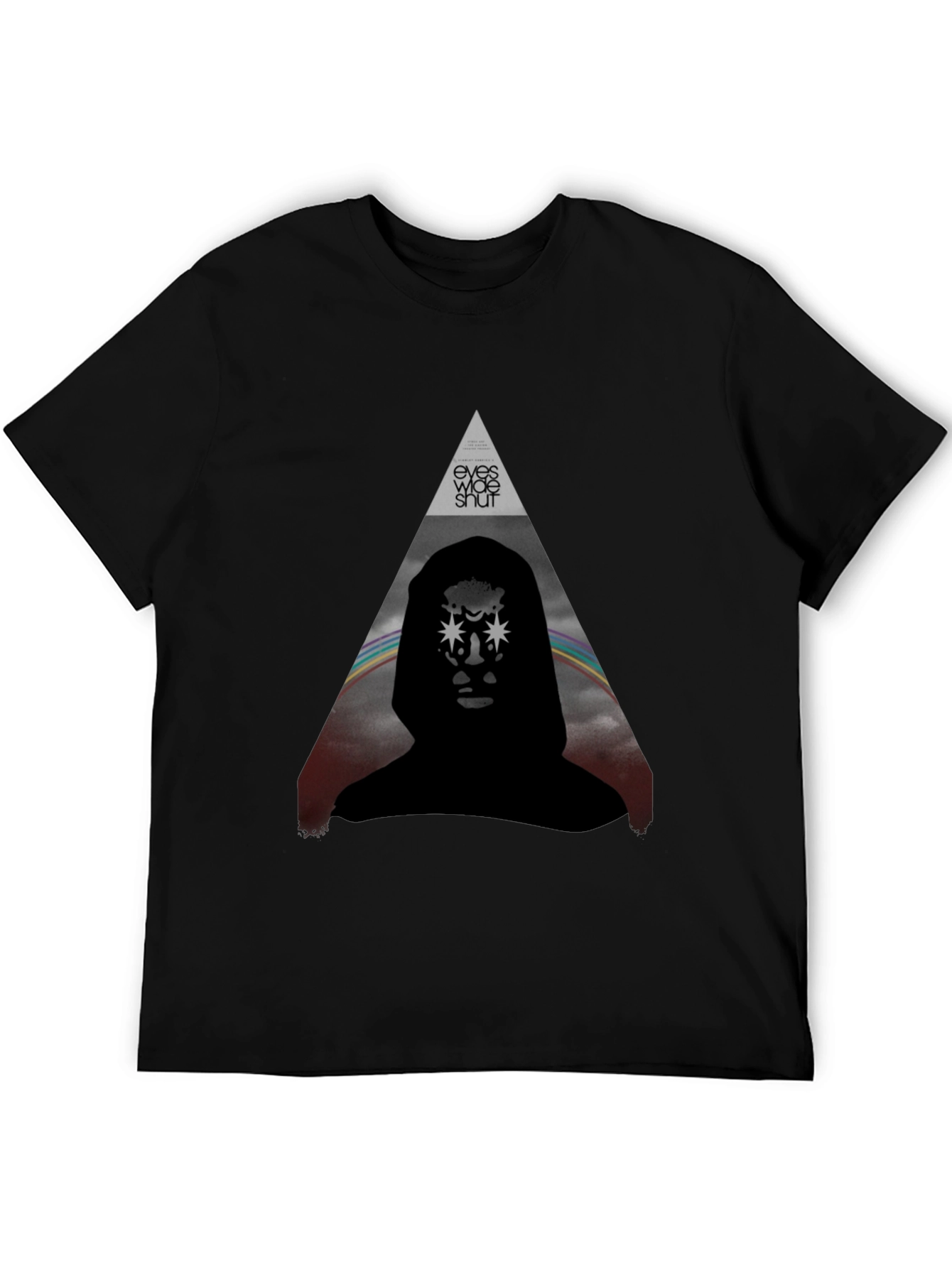 Eyes Wide Shut Graphic Tee - Stylish Black T-Shirt
