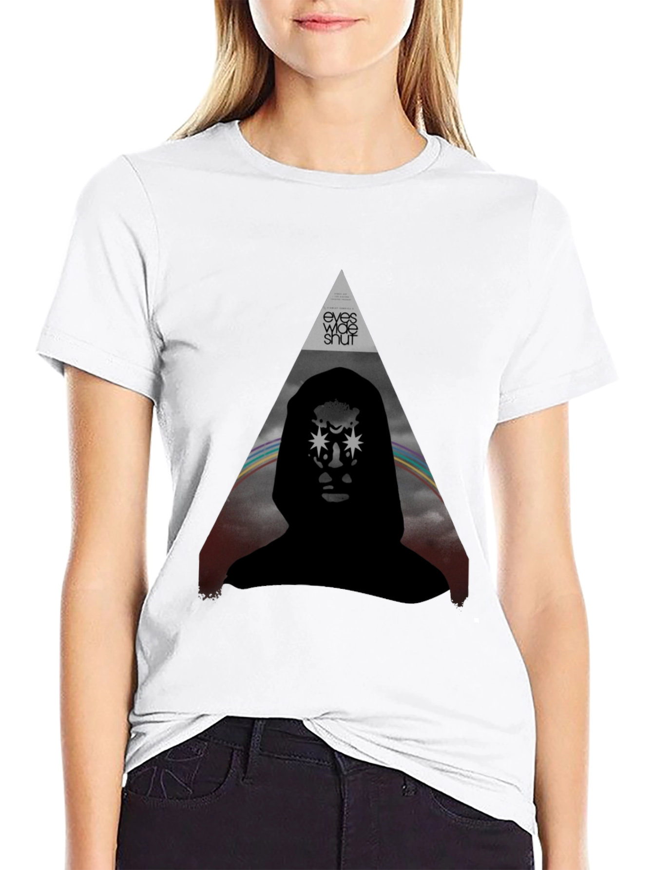 Eyes Wide Shut Graphic Tee - Stylish Black T-Shirt