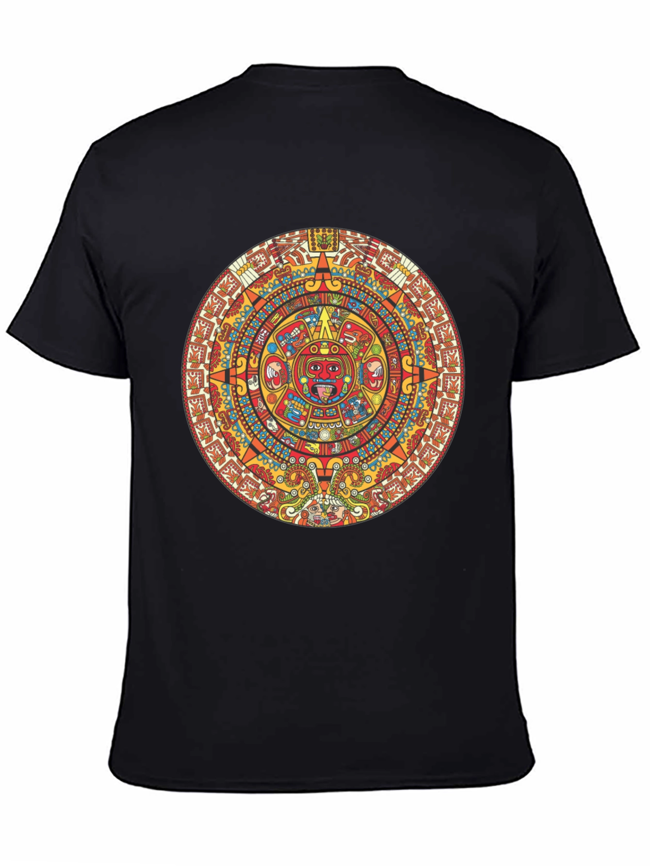 Aztec Calendar Graphic T-Shirt
