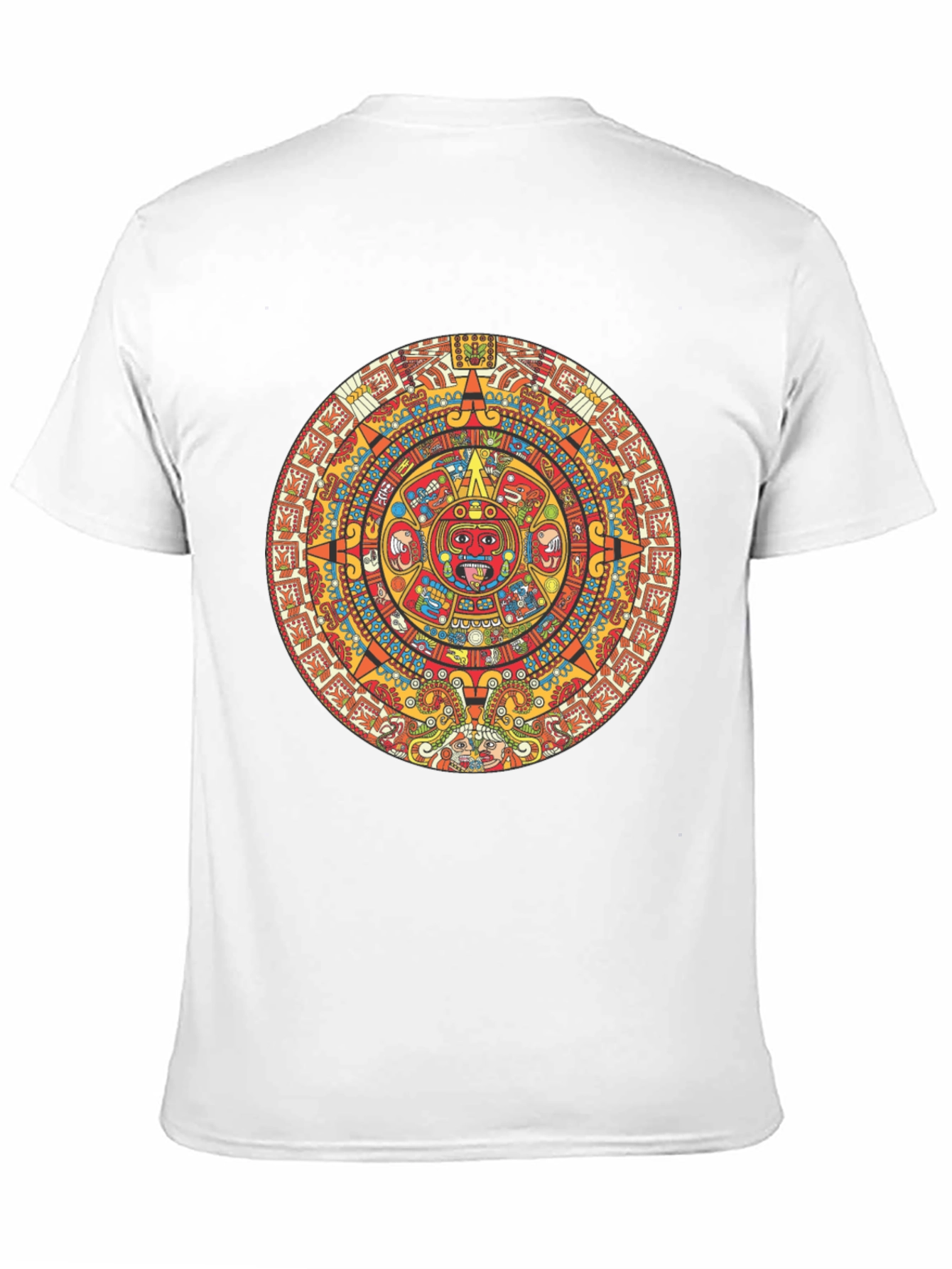 Aztec Calendar Graphic T-Shirt