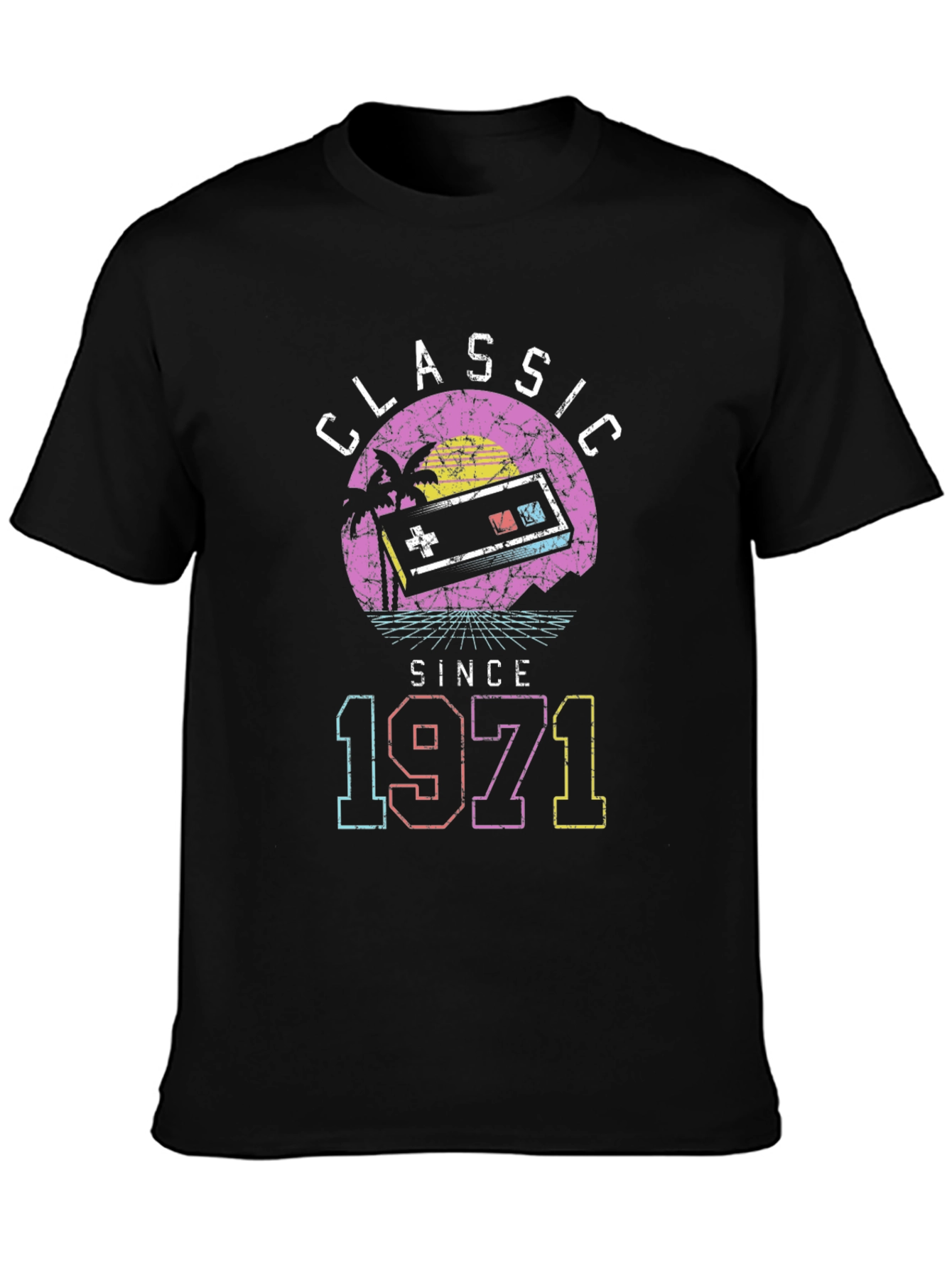 Classic Since 1971 Retro Gaming T-Shirt