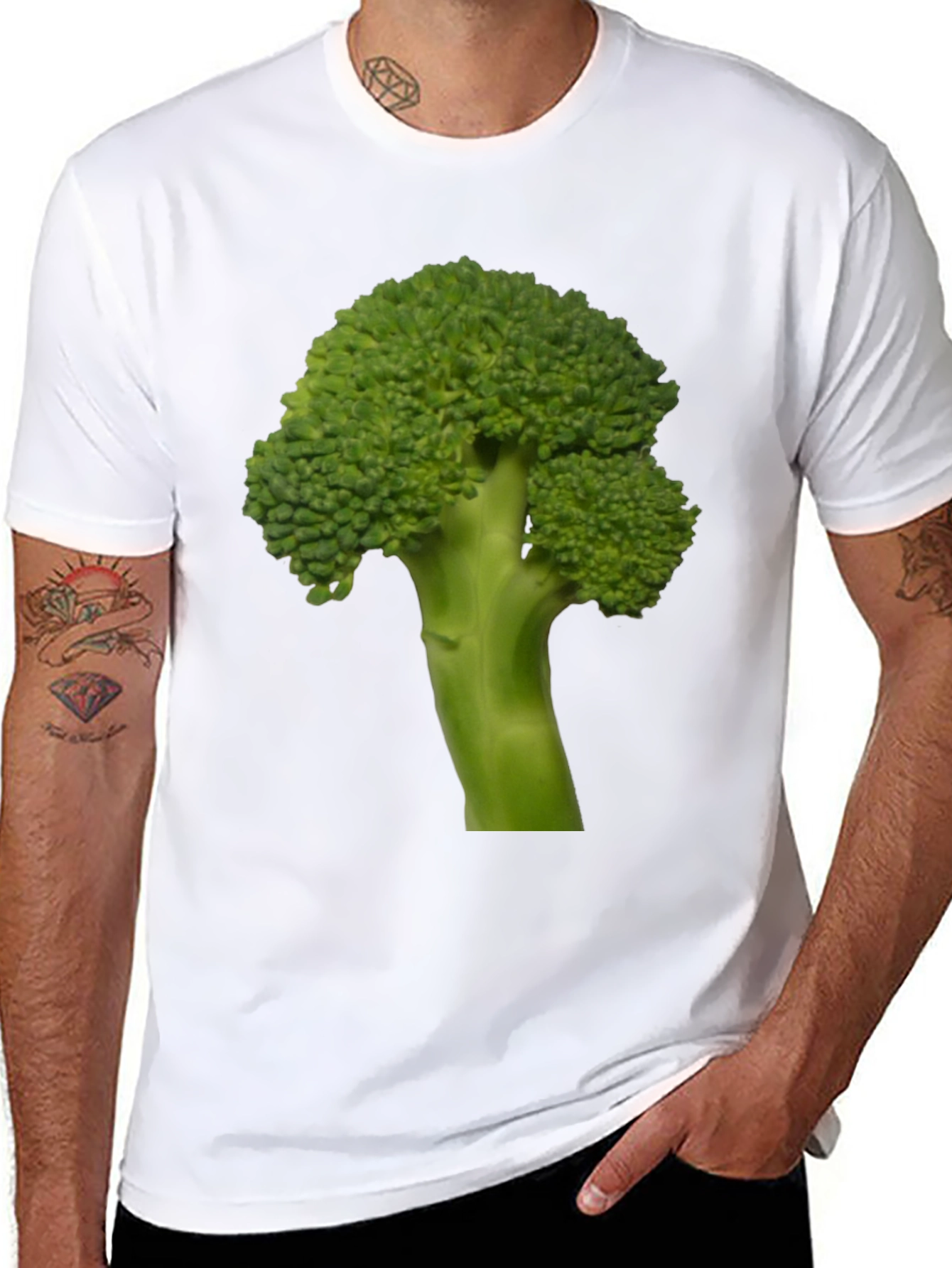 Broccoli Graphic T-Shirt - Healthy Eating Tee