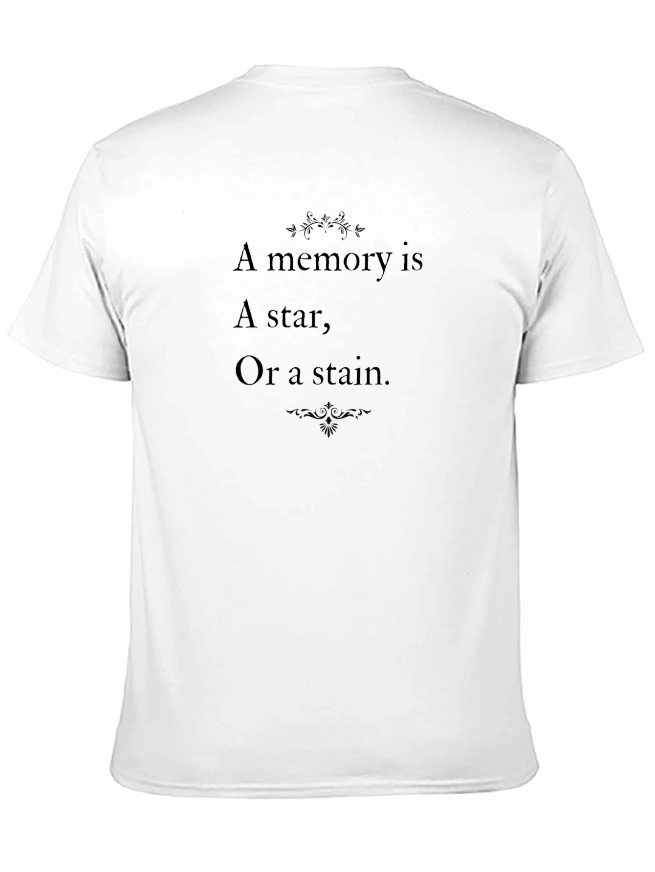 Memory Star Stain Black Graphic T-Shirt