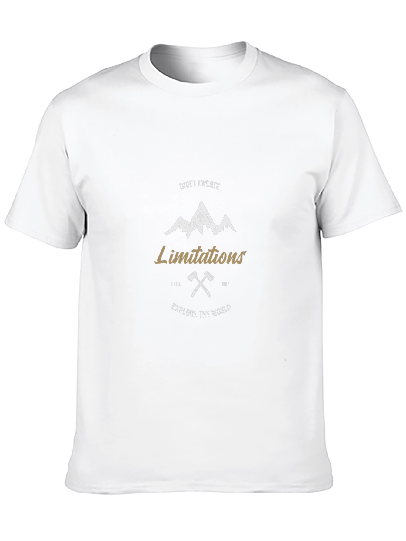 Explore the World Graphic Tee - Black