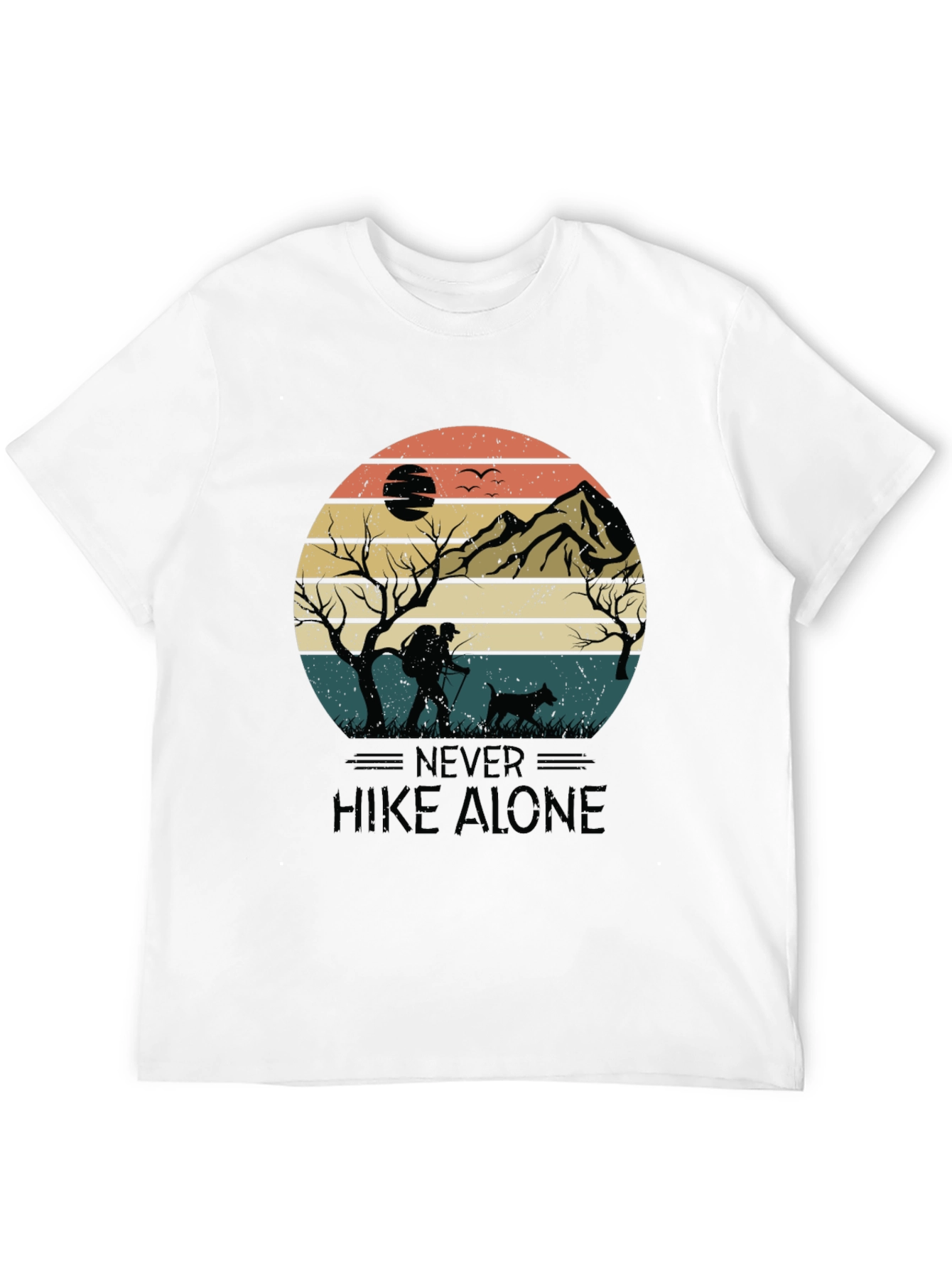 Never Hike Alone Graphic Tee