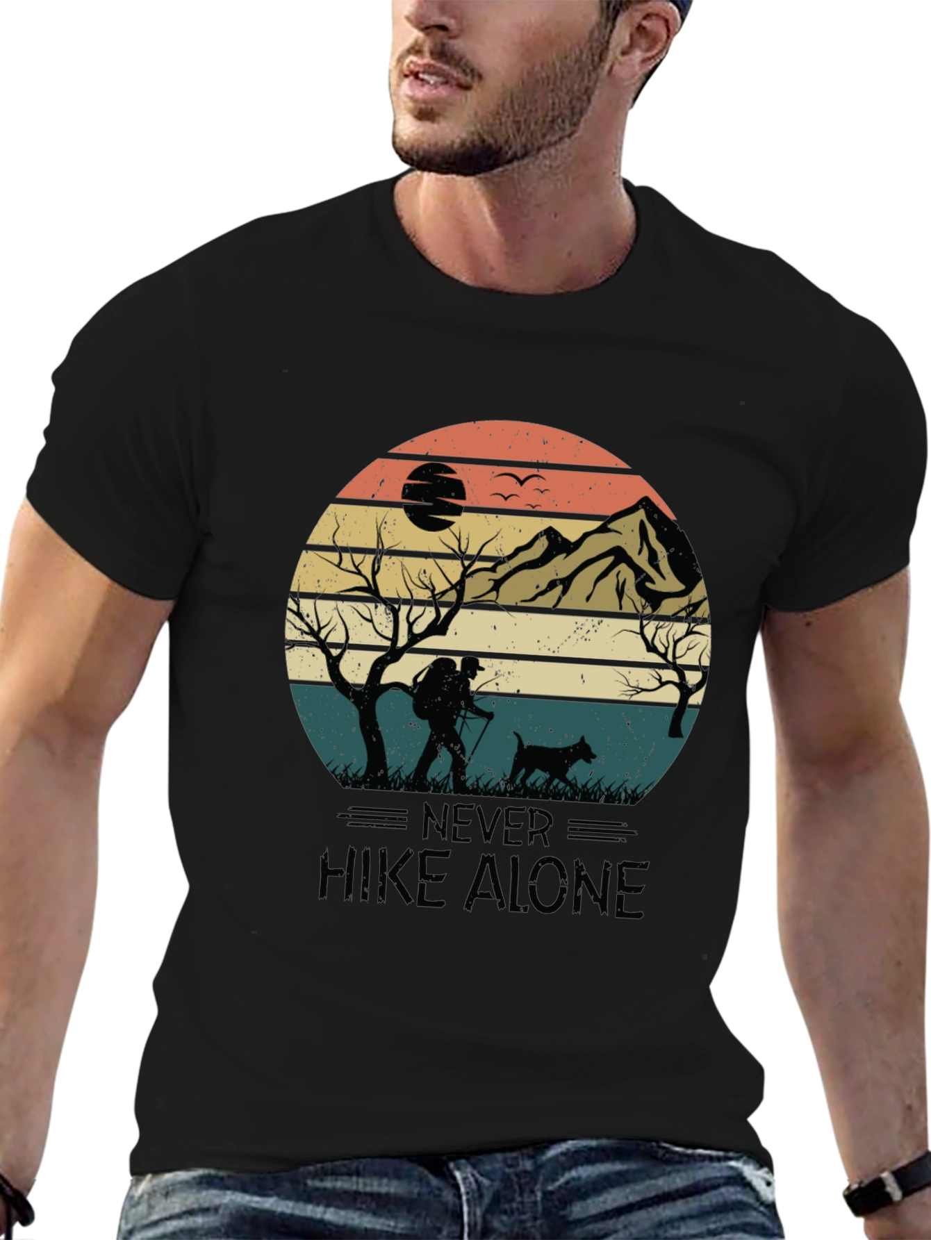 Never Hike Alone Graphic Tee