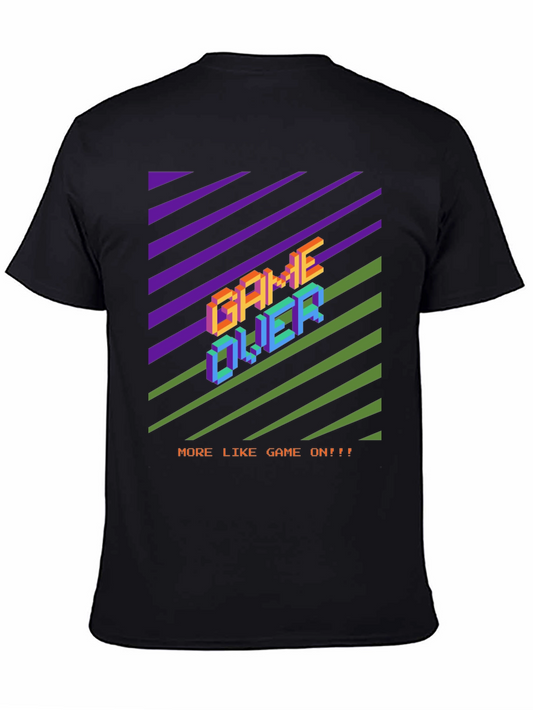 Retro Gamer T-Shirt - Game Over More Like Game On!