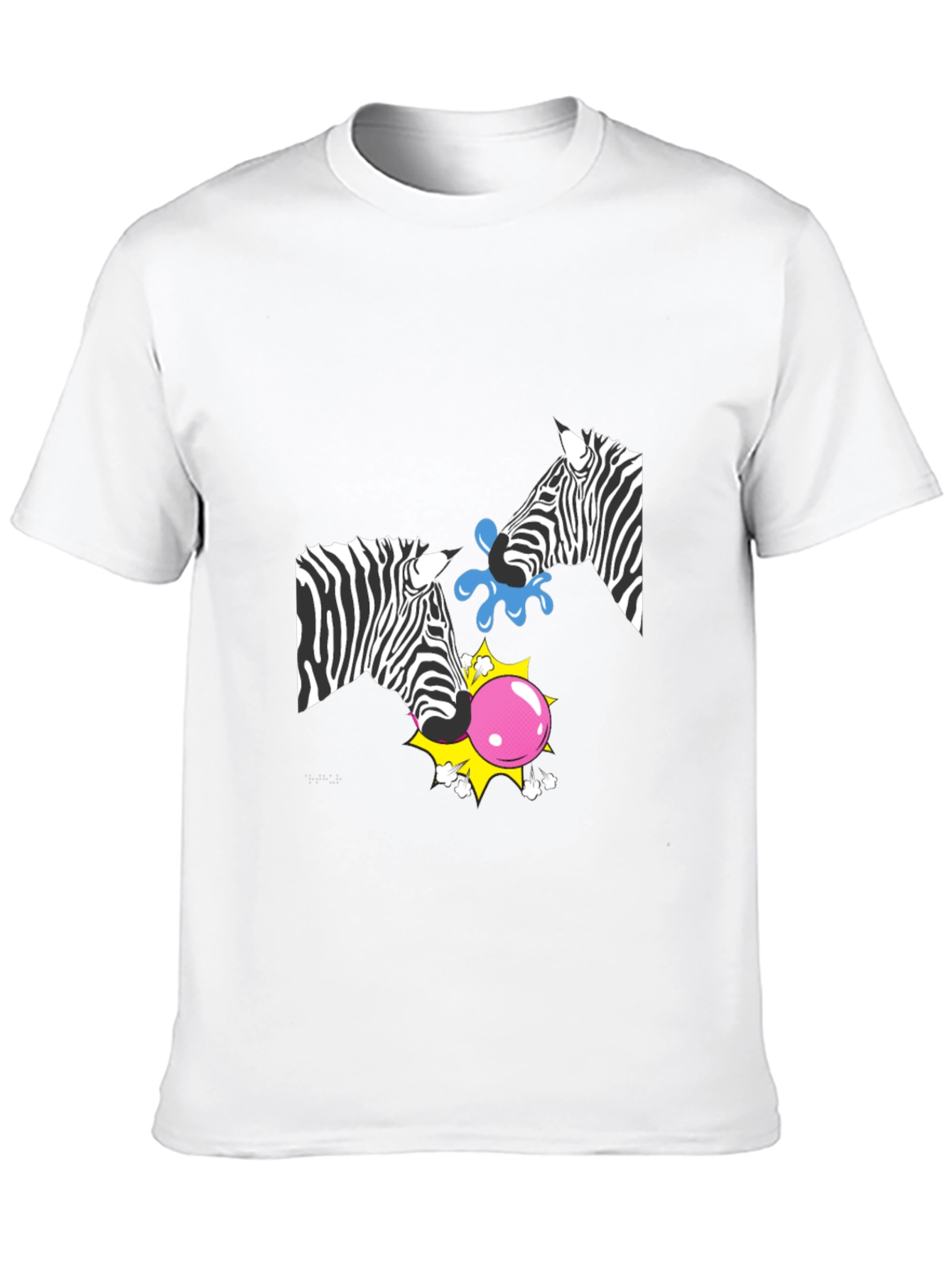 Zebra Bubblegum T-Shirt