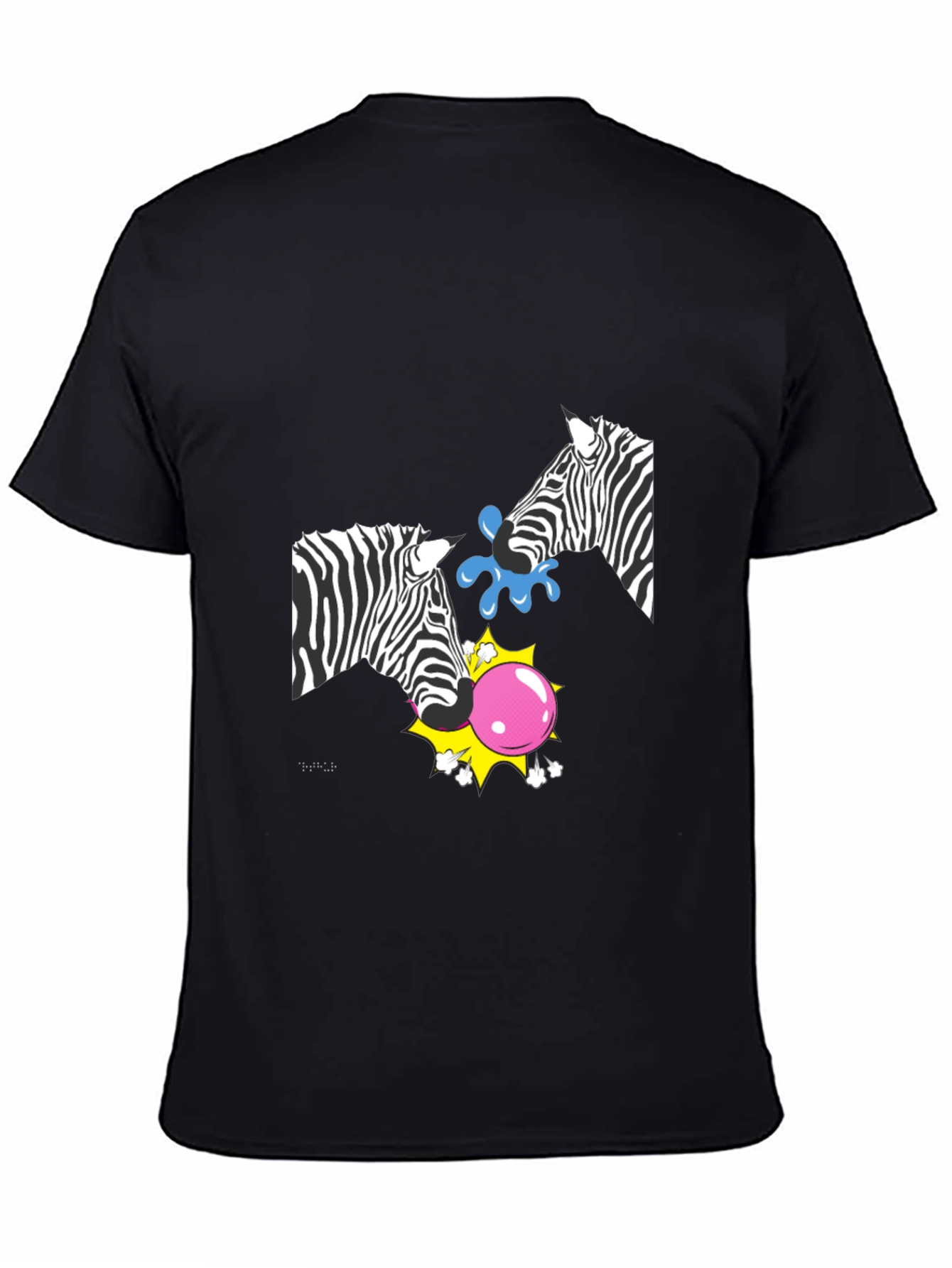Zebra Bubblegum T-Shirt